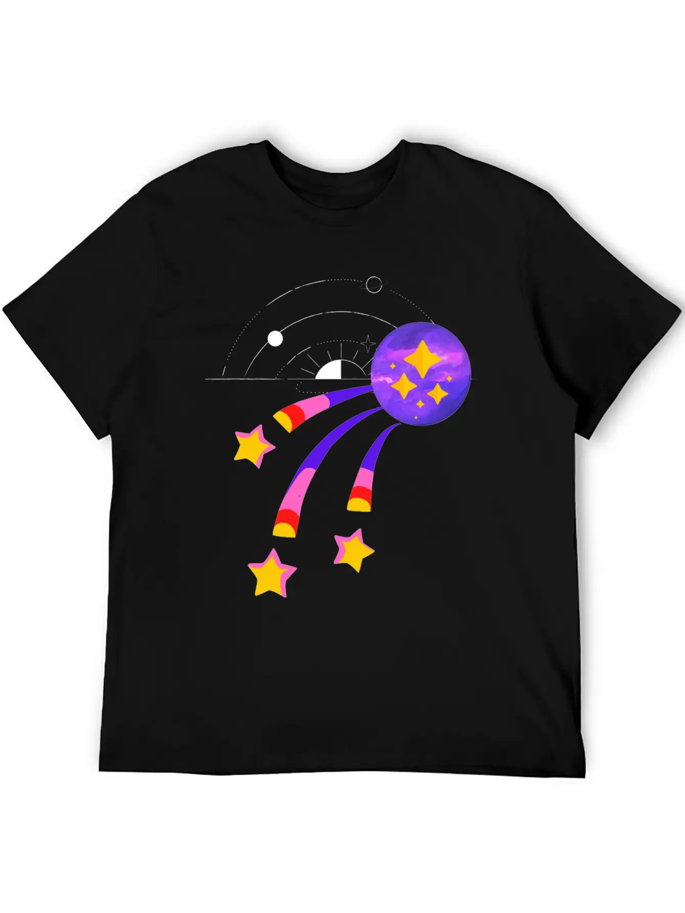 3 METEOR Basic Graphic T-Shirt – Daily Comfort In Soft Cotton