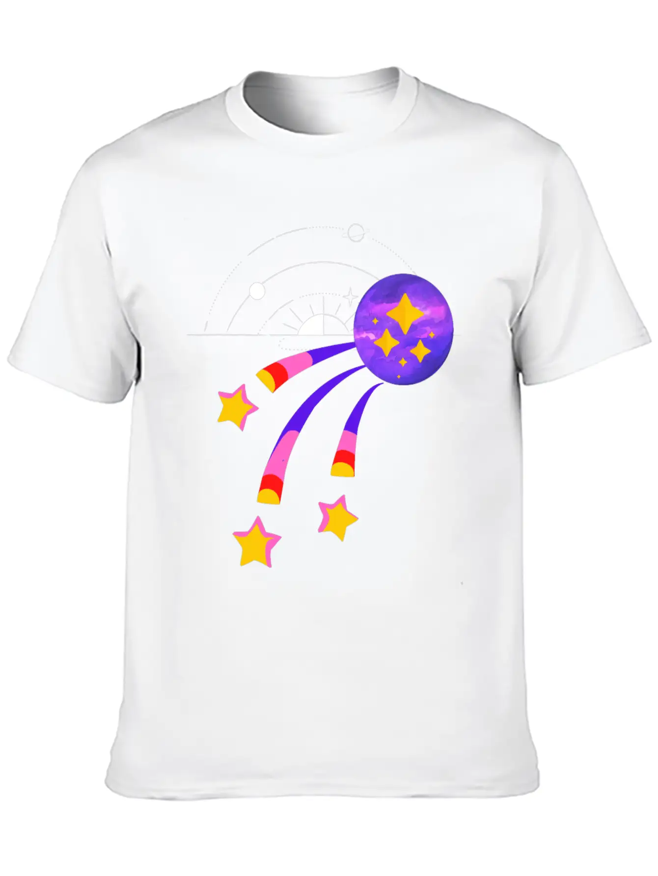 3 METEOR Basic Graphic T-Shirt – Daily Comfort In Soft Cotton