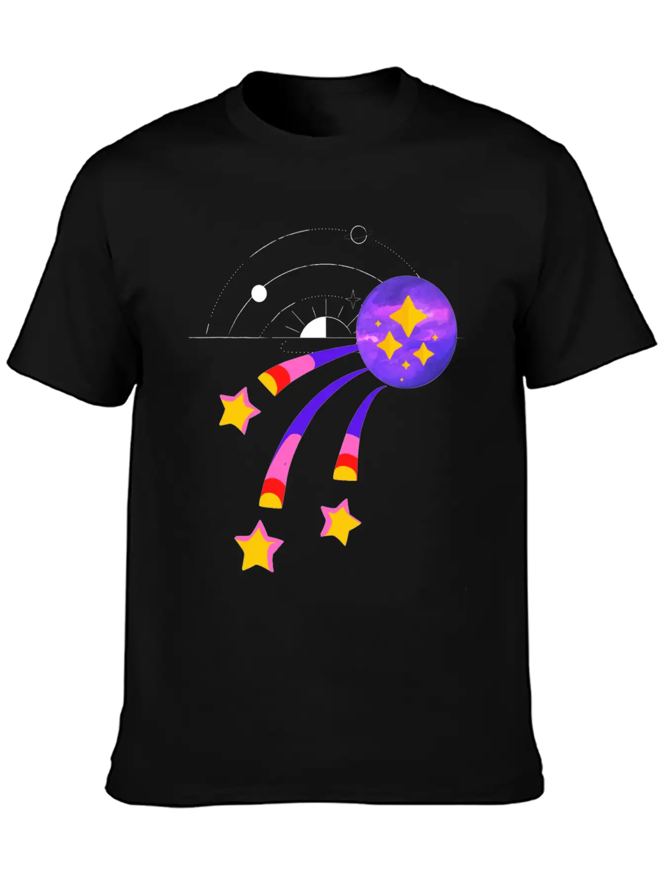 3 METEOR Basic Graphic T-Shirt – Daily Comfort In Soft Cotton