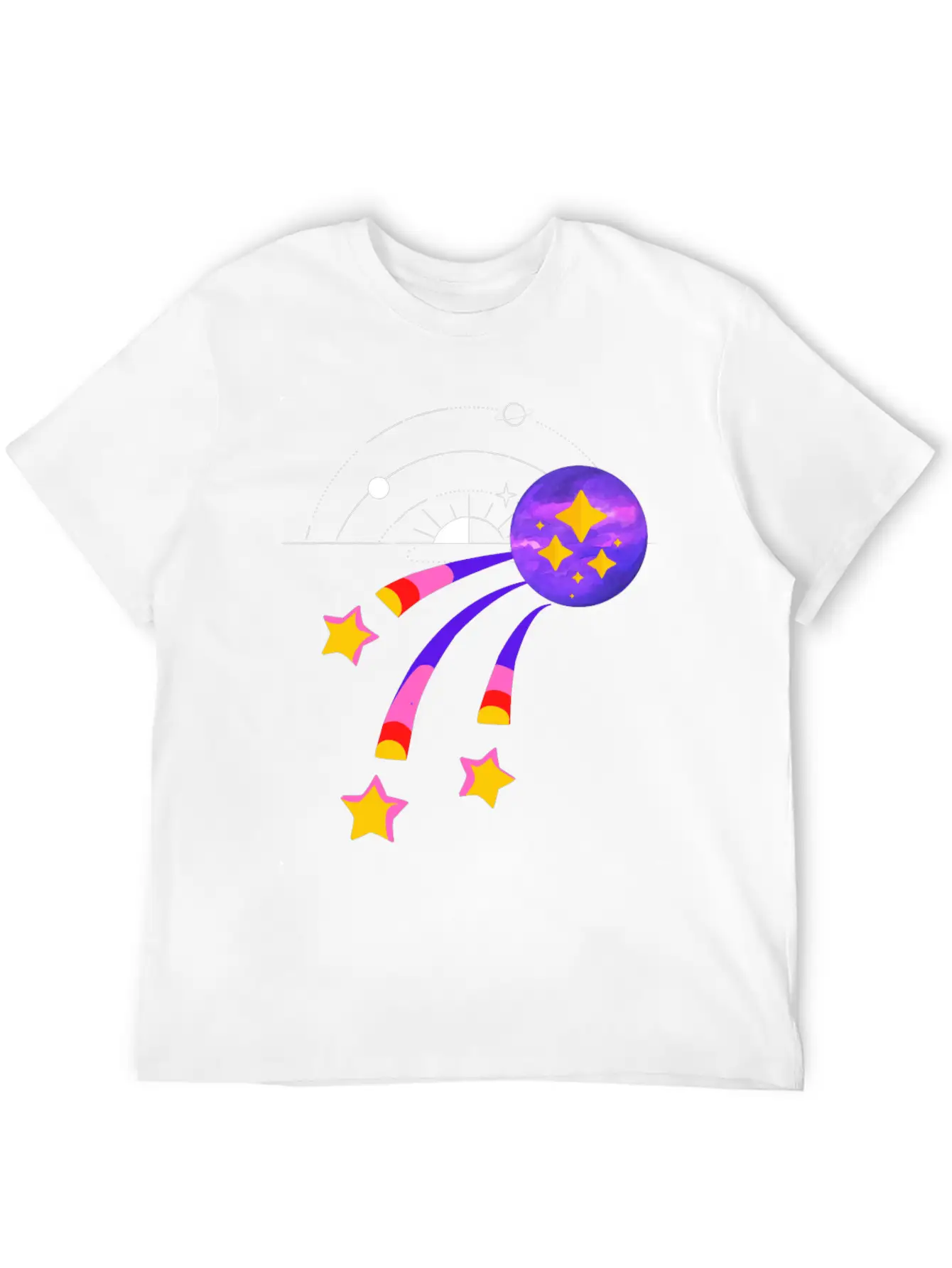 3 METEOR Basic Graphic T-Shirt – Daily Comfort In Soft Cotton
