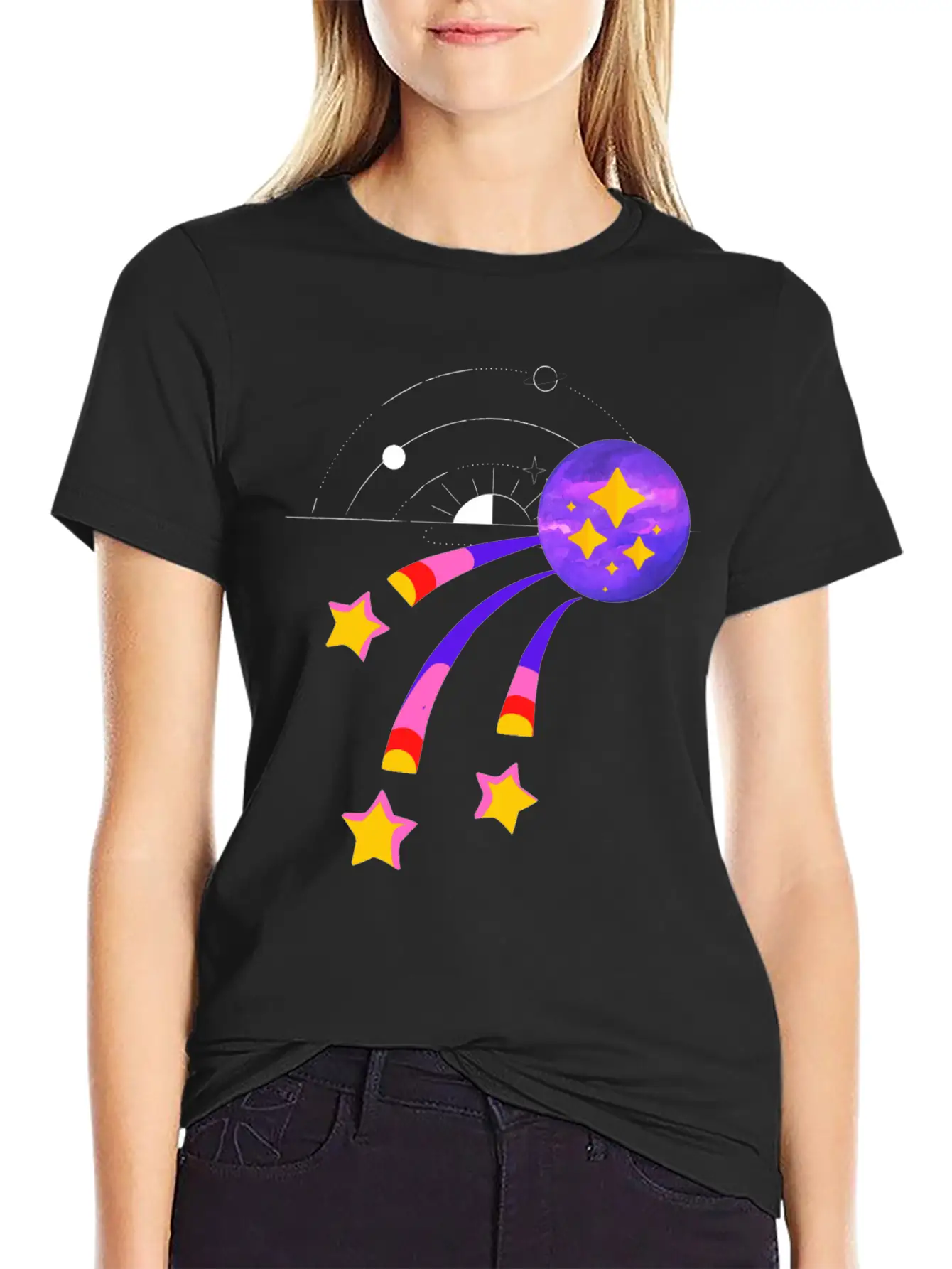 3 METEOR Basic Graphic T-Shirt – Daily Comfort In Soft Cotton