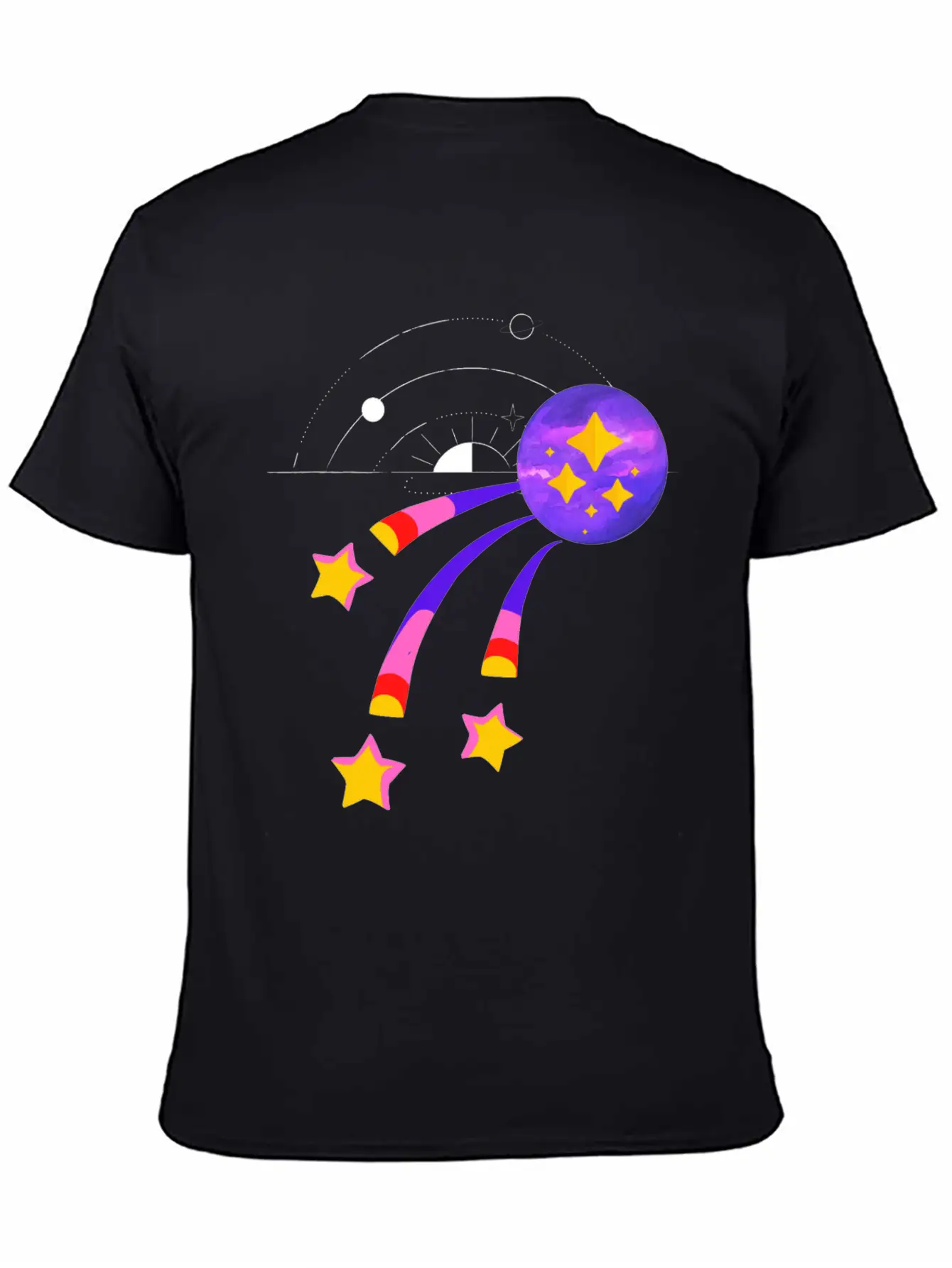 3 METEOR Basic Graphic T-Shirt – Daily Comfort In Soft Cotton