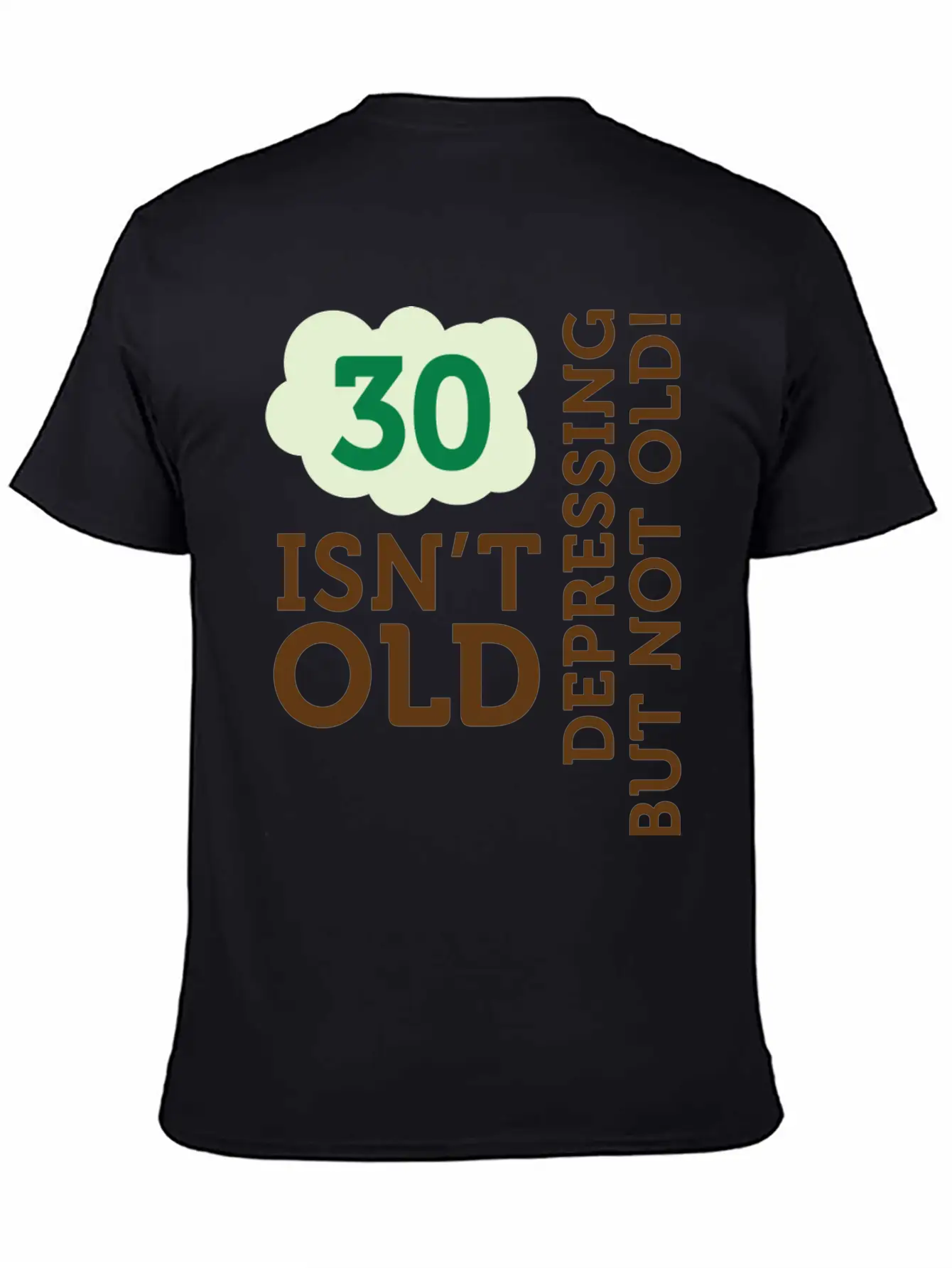 30 Is Not Old. Depressing, But Not Old! Unisex Casual T-Shirt – Clean Design For Daily Comfort