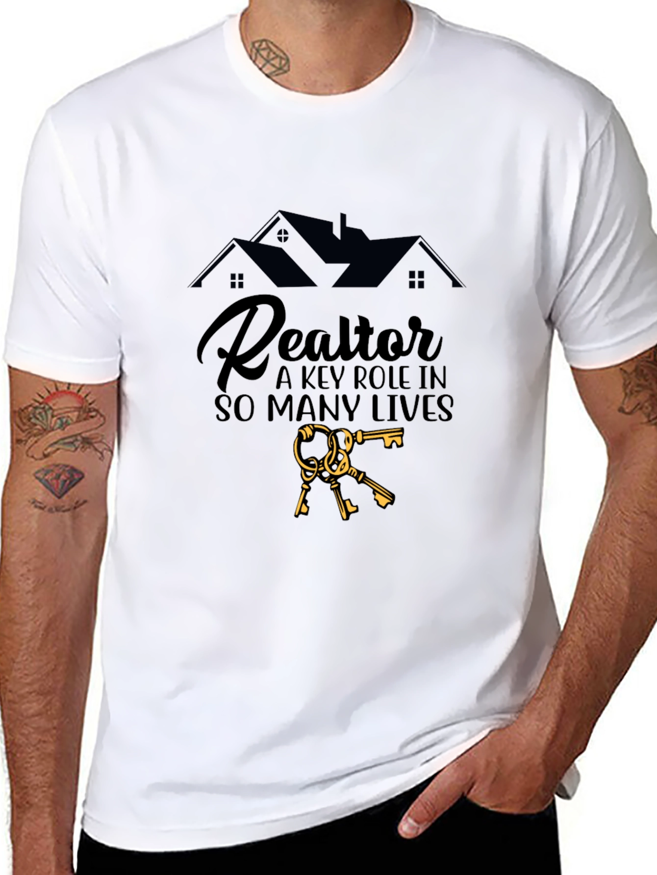 Realtor Key Role T-Shirt | House Keys Tee