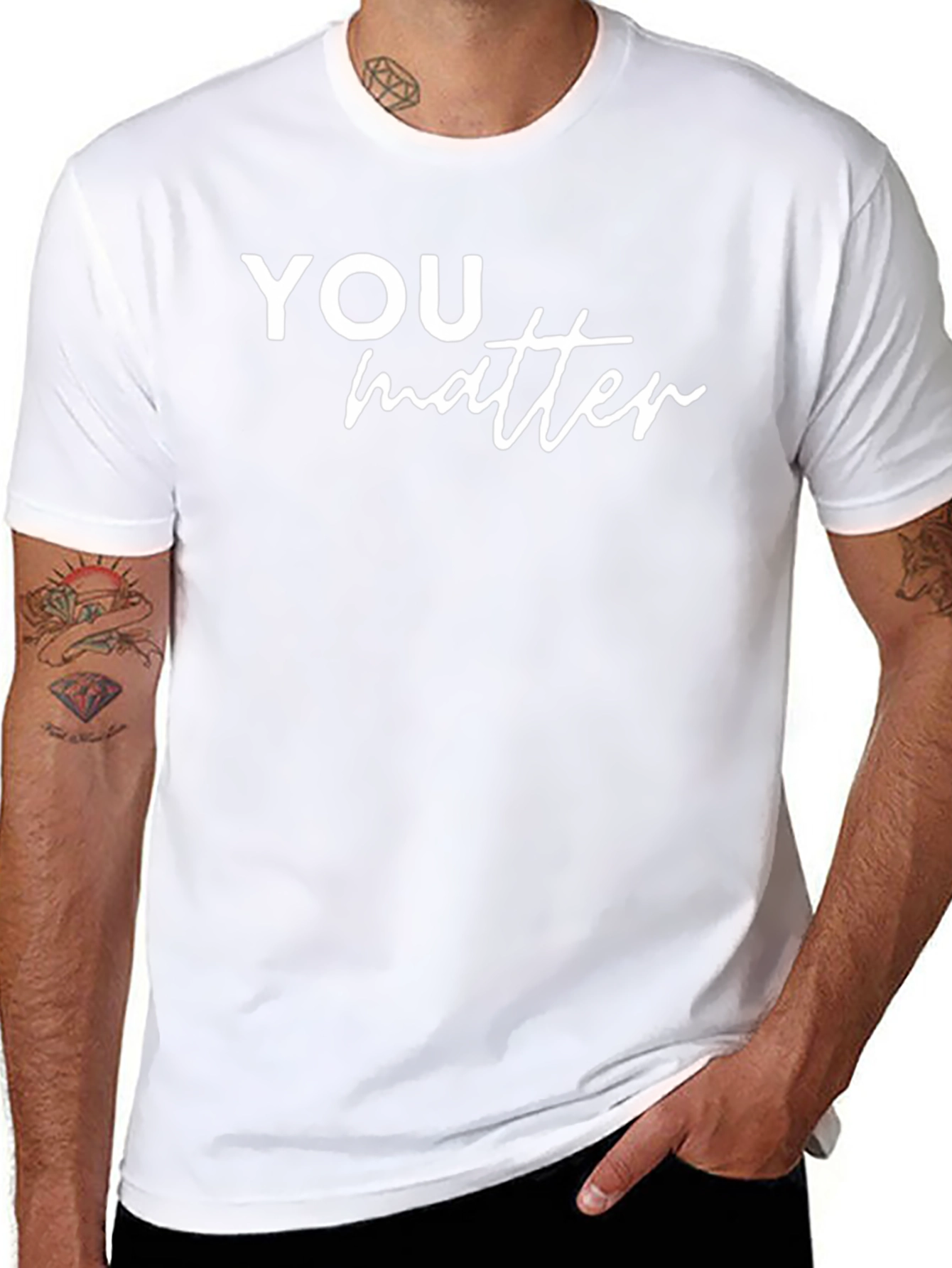 You Matter Graphic Tee - Soft Cotton Comfort