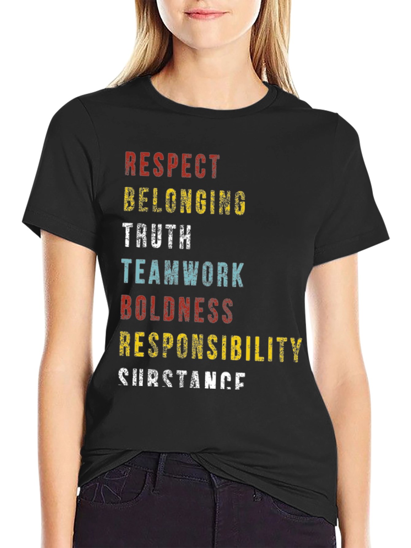 Respect Values Graphic T-Shirt