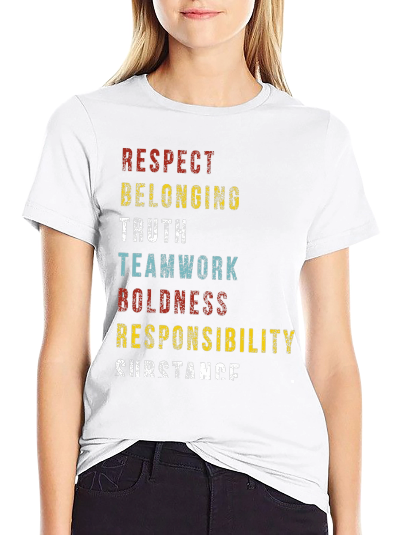 Respect Values Graphic T-Shirt