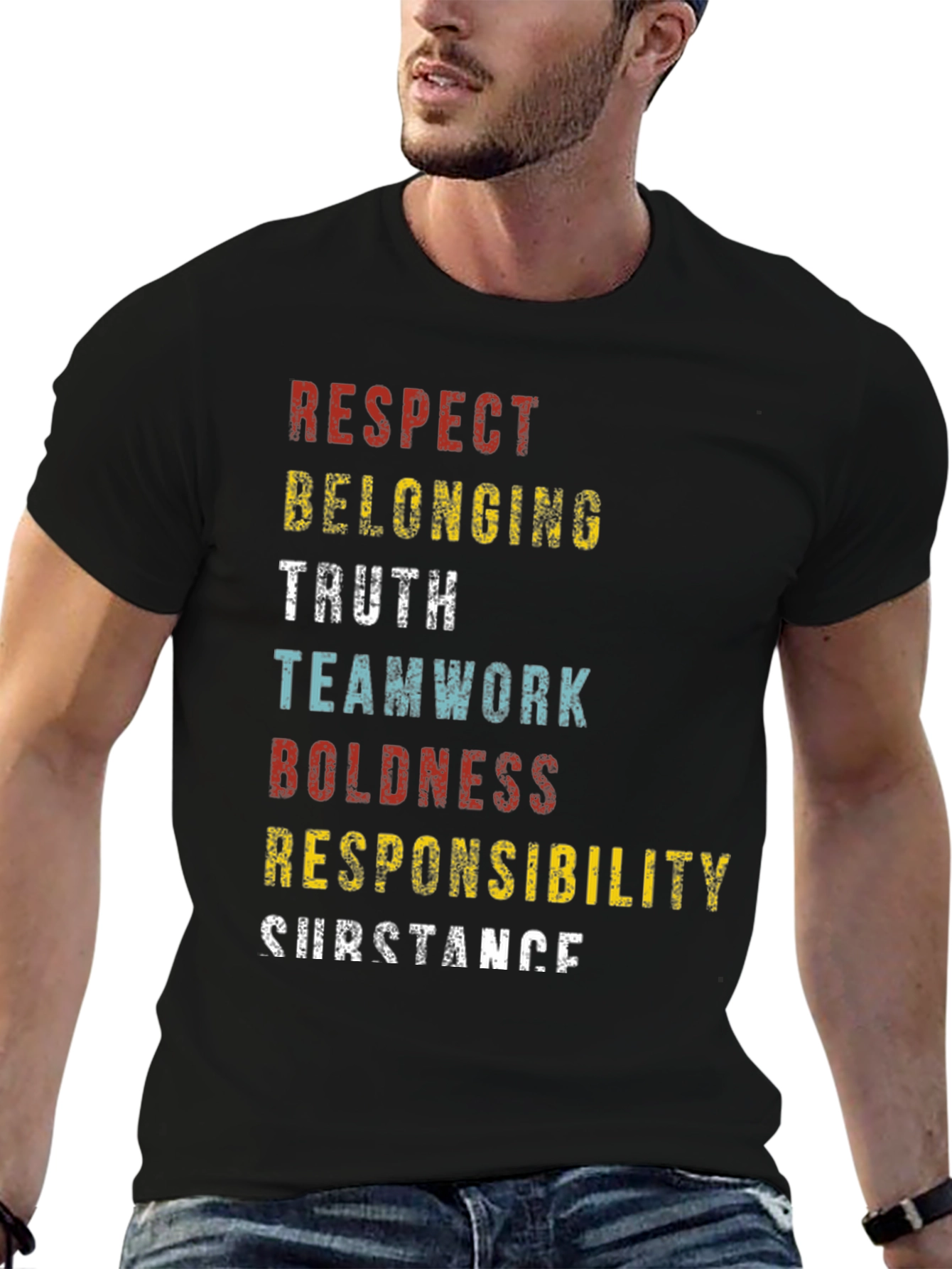 Respect Values Graphic T-Shirt
