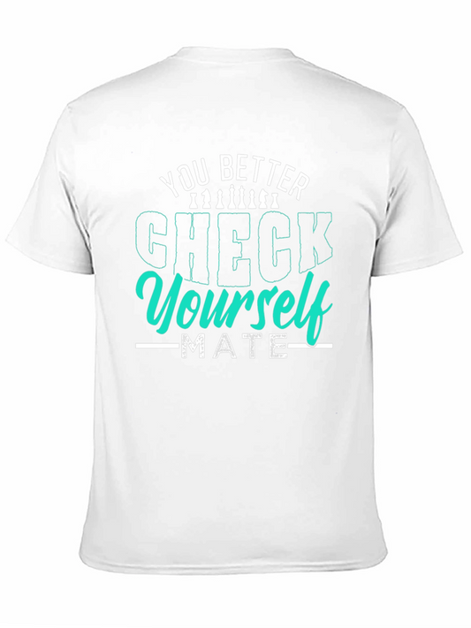 You Better Check Yourself Chess Graphic Tee