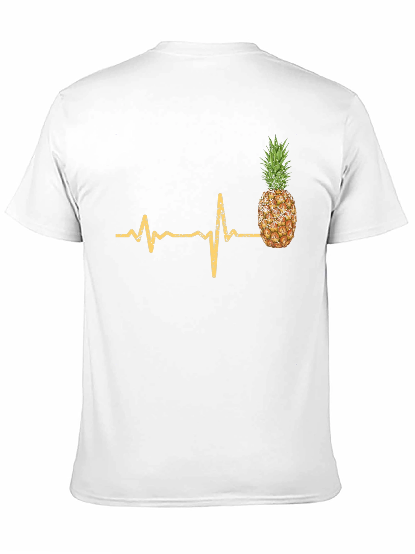 Pineapple Heartbeat Graphic Tee - Black