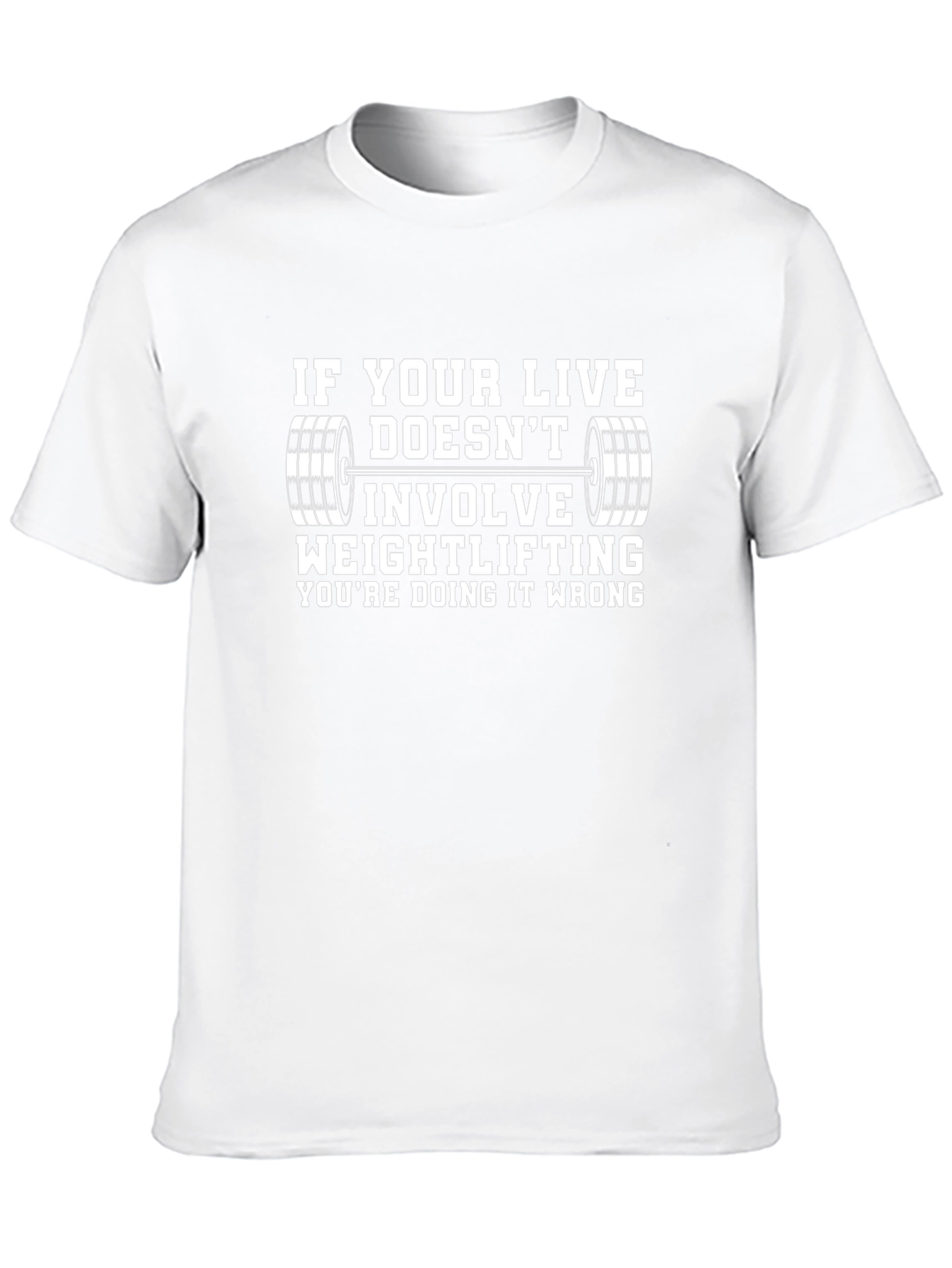 Weightlifting Lifestyle T-Shirt - Fitness Apparel