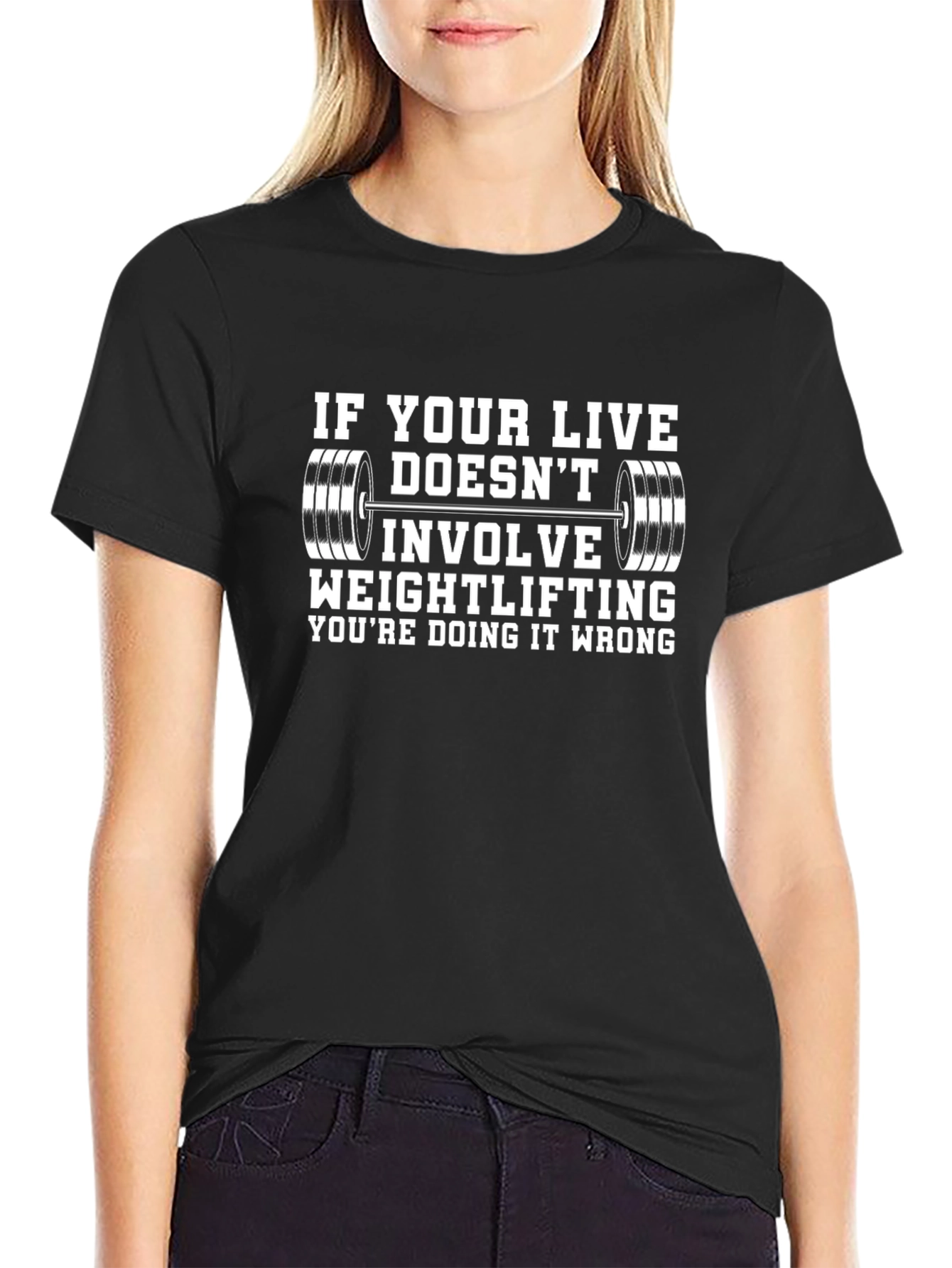 Weightlifting Lifestyle T-Shirt - Fitness Apparel