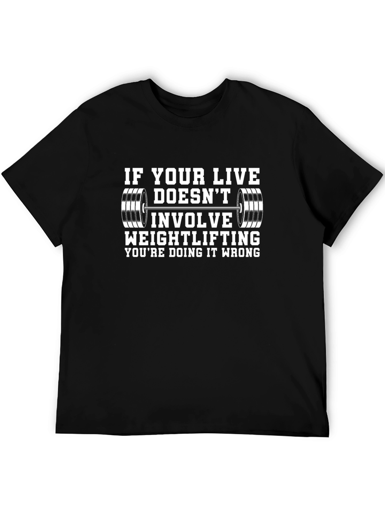 Weightlifting Lifestyle T-Shirt - Fitness Apparel
