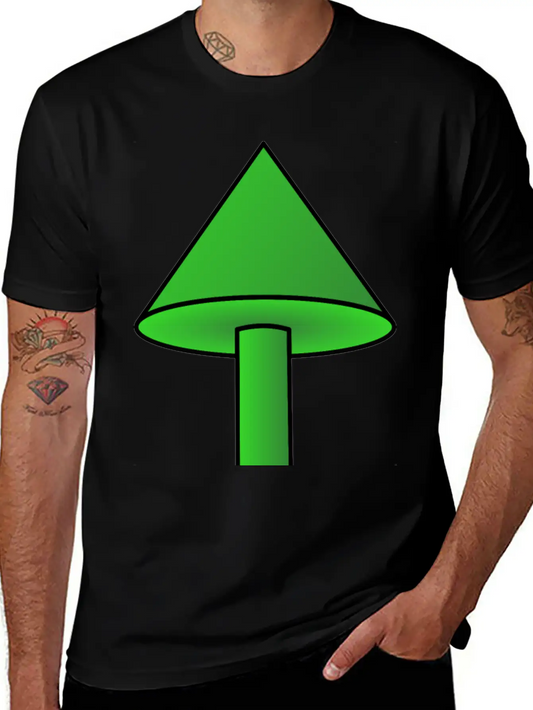 3d Arrow Up Lightweight Cotton T-Shirt – Daily Comfort Graphic Shirt