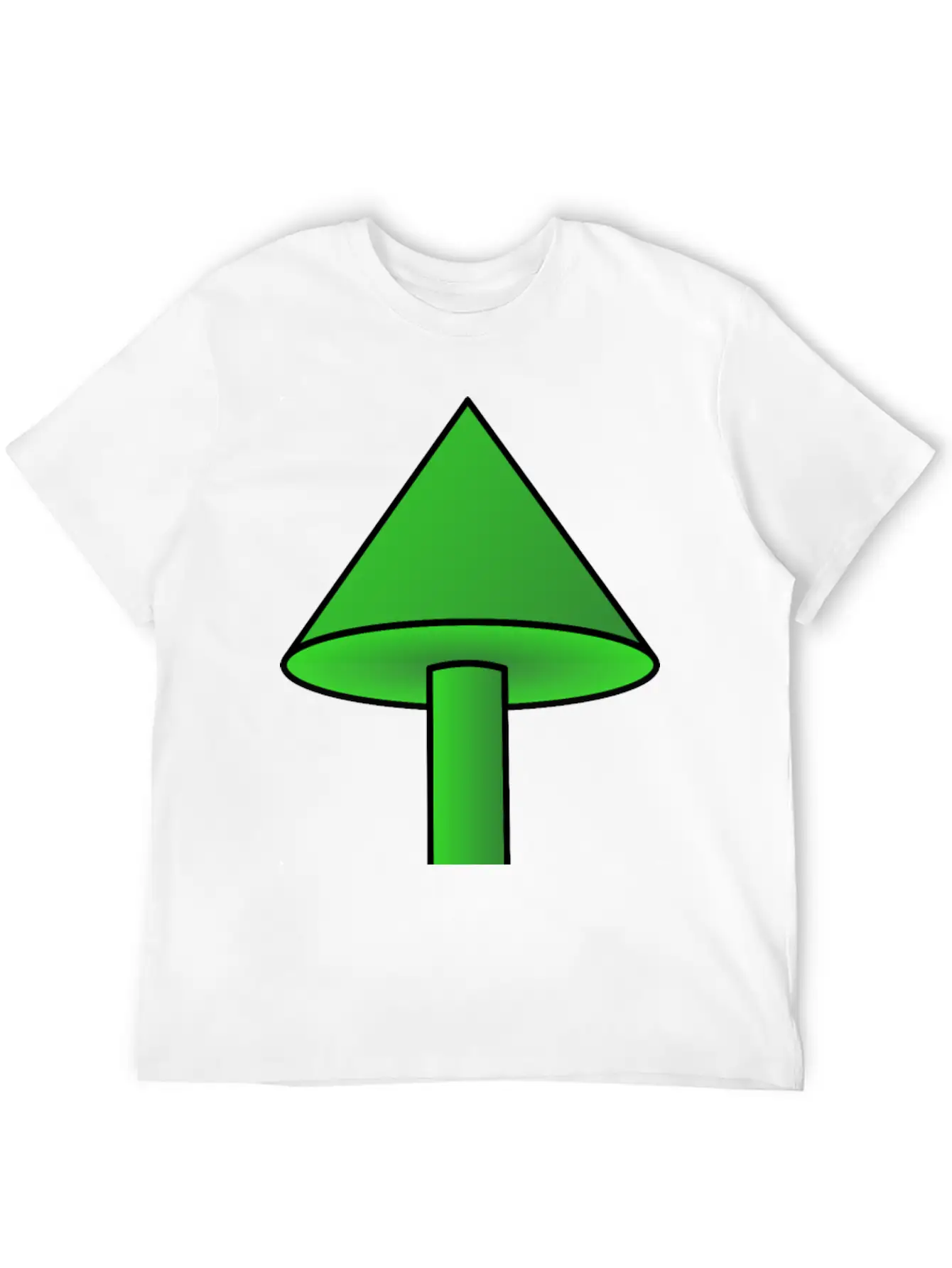 3d Arrow Up Lightweight Cotton T-Shirt – Daily Comfort Graphic Shirt