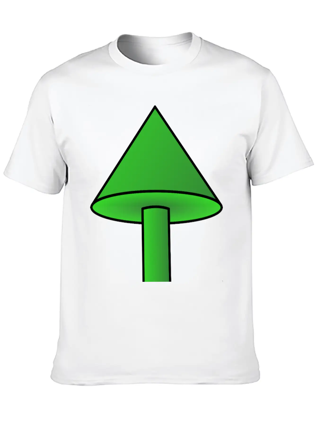 3d Arrow Up Lightweight Cotton T-Shirt – Daily Comfort Graphic Shirt
