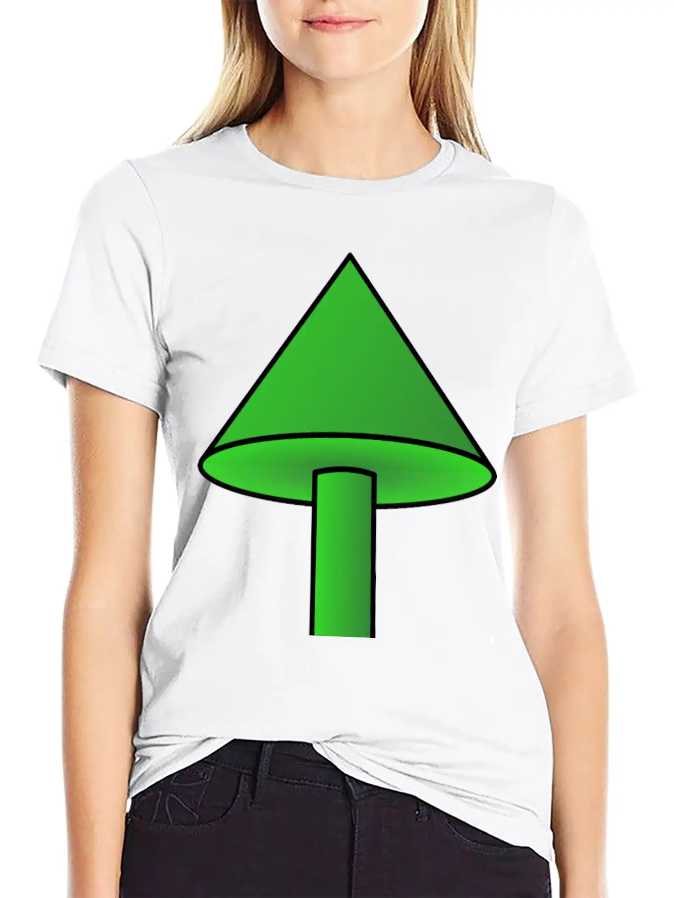 3d Arrow Up Lightweight Cotton T-Shirt – Daily Comfort Graphic Shirt