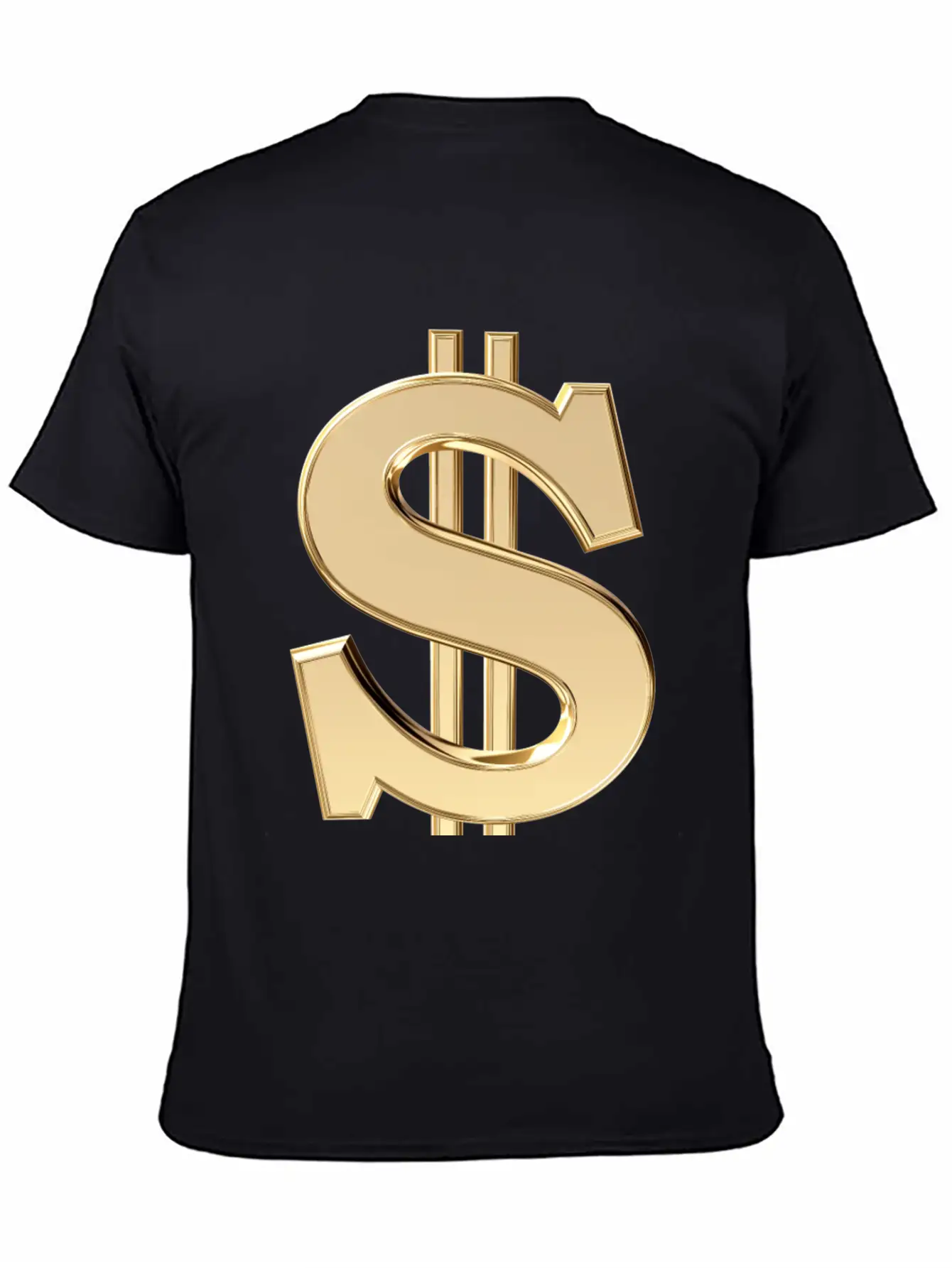 3D Dollar Sign Relaxed Everyday Tee – Lightweight And Durable Cotton