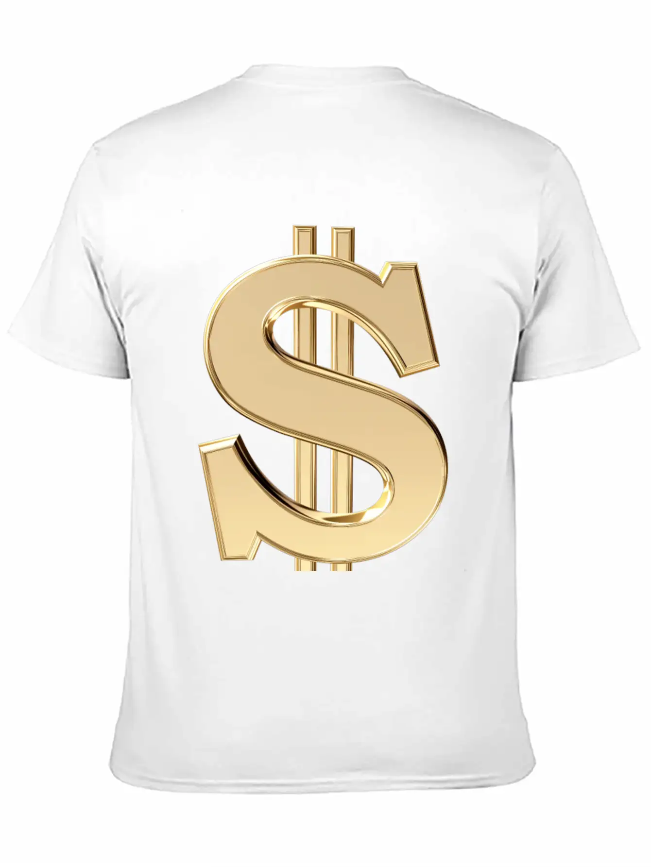 3D Dollar Sign Relaxed Everyday Tee – Lightweight And Durable Cotton
