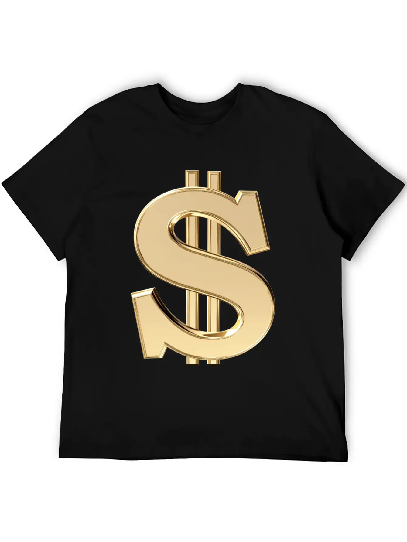 3D Dollar Sign Relaxed Everyday Tee – Lightweight And Durable Cotton