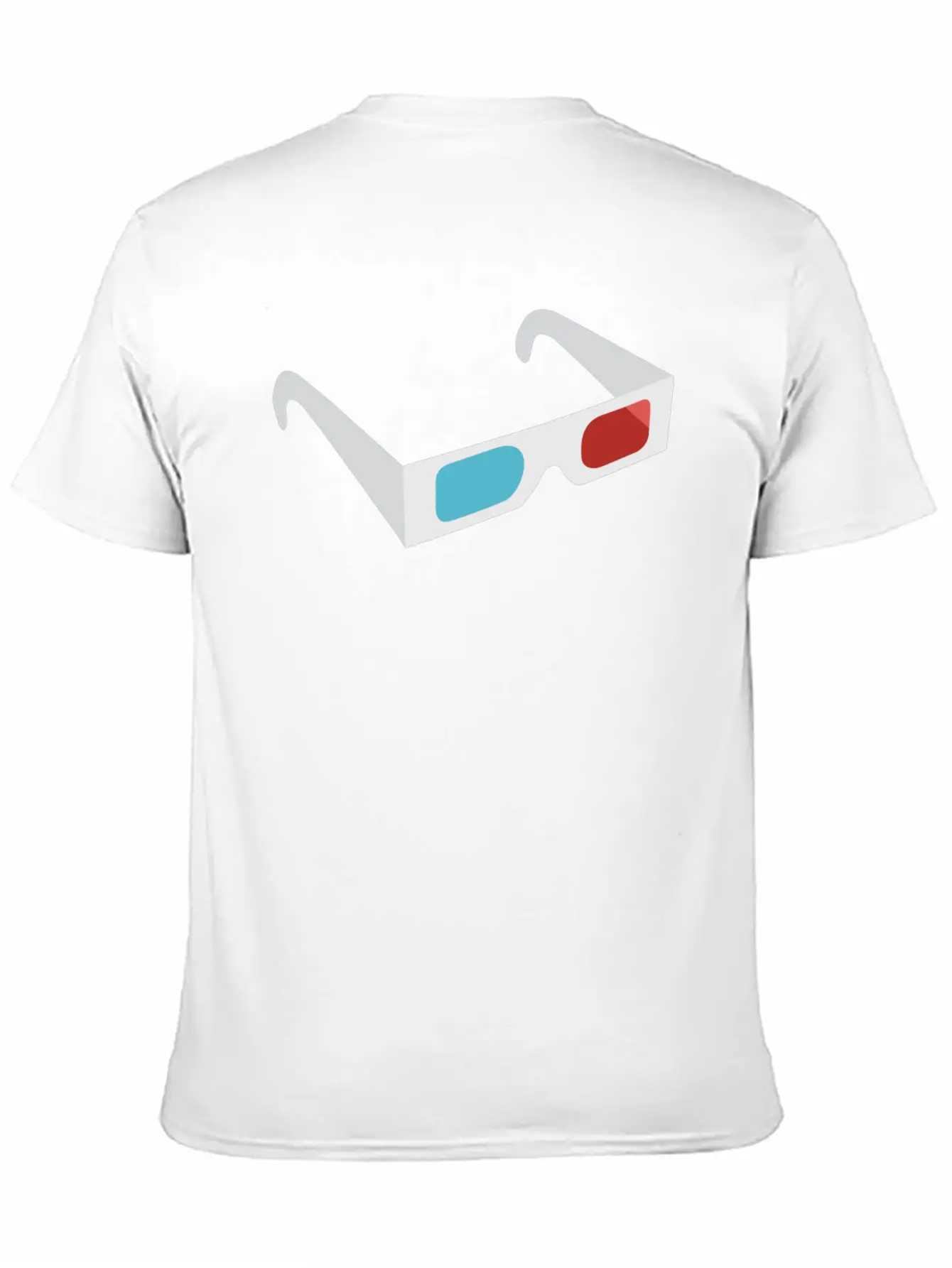 3D Glasses Classic Fit Graphic Tee For Daily Comfort – Unisex Cotton Shirt