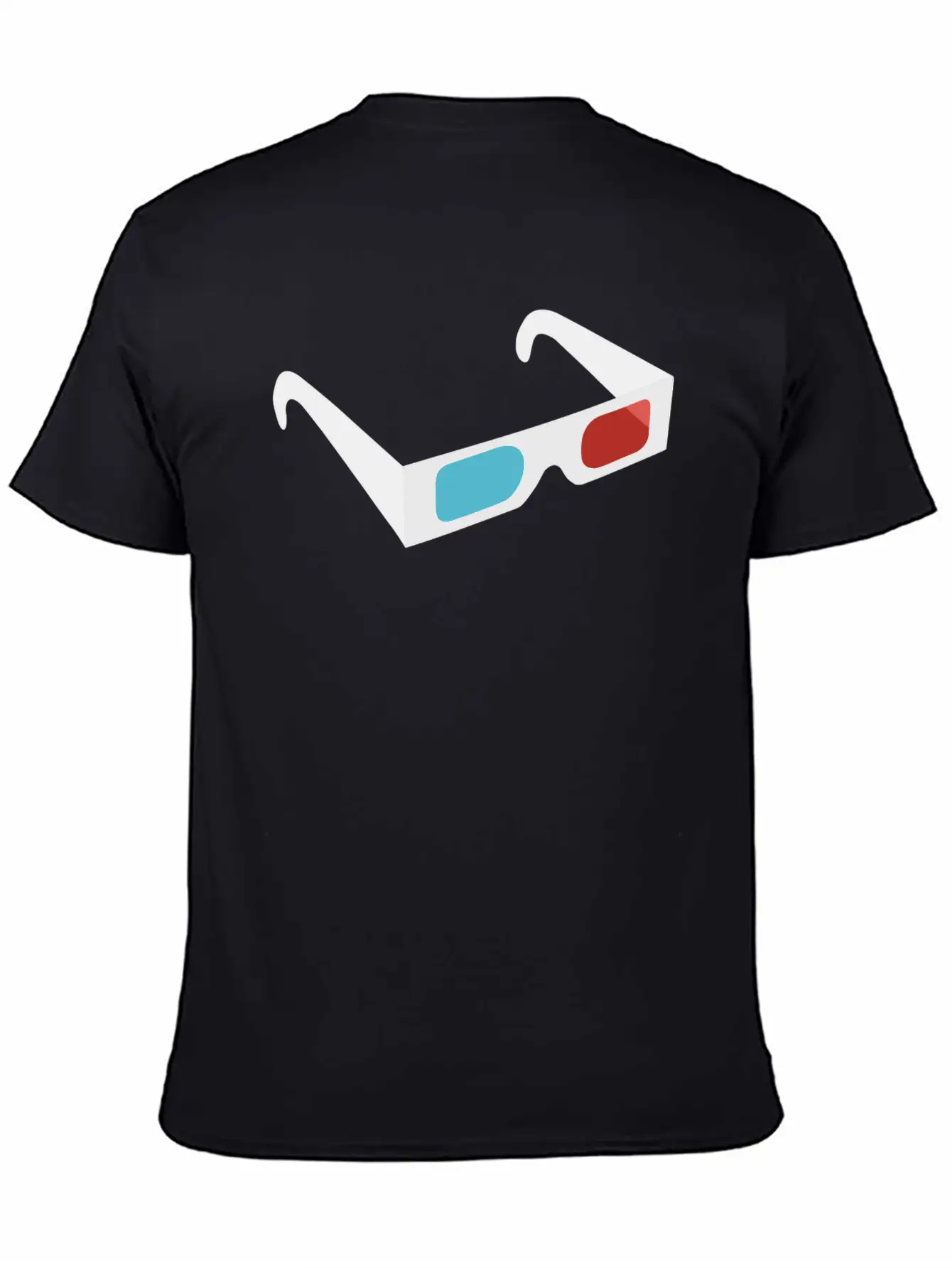 3D Glasses Classic Fit Graphic Tee For Daily Comfort – Unisex Cotton Shirt
