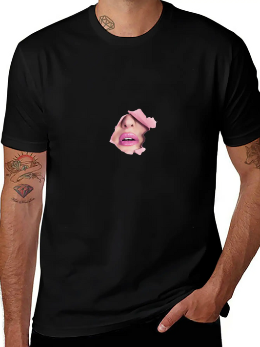 3d Lip Designs Classic Fit Graphic Tee For Daily Comfort – Unisex Cotton Shirt