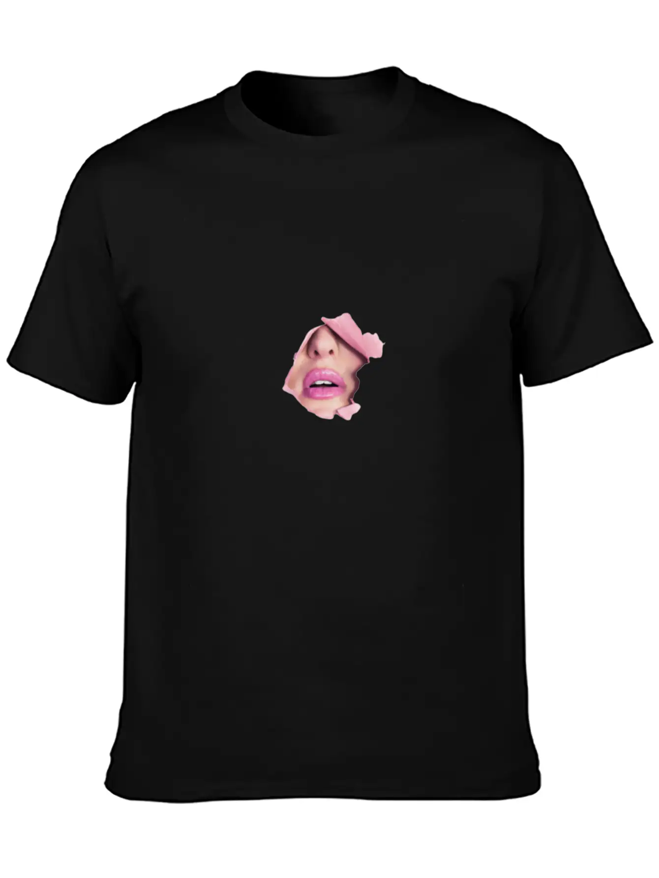 3d Lip Designs Classic Fit Graphic Tee For Daily Comfort – Unisex Cotton Shirt