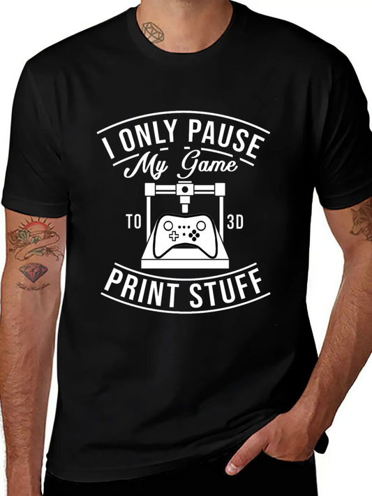 3d Printer Hobby Machinist 3D Print Maker Gift Lightweight Cotton T-Shirt – Daily Comfort Graphic Shirt