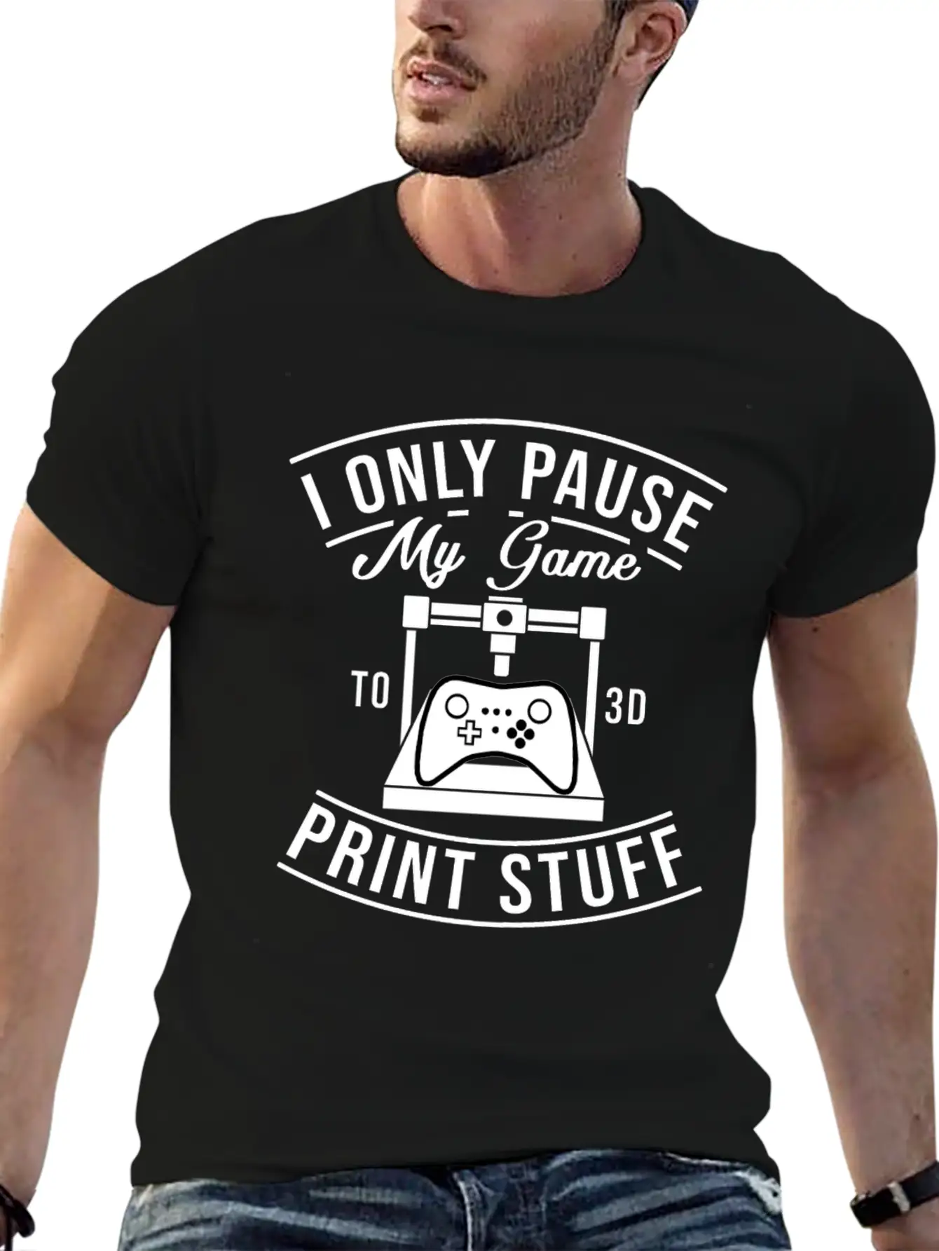 3d Printer Hobby Machinist 3D Print Maker Gift Lightweight Cotton T-Shirt – Daily Comfort Graphic Shirt