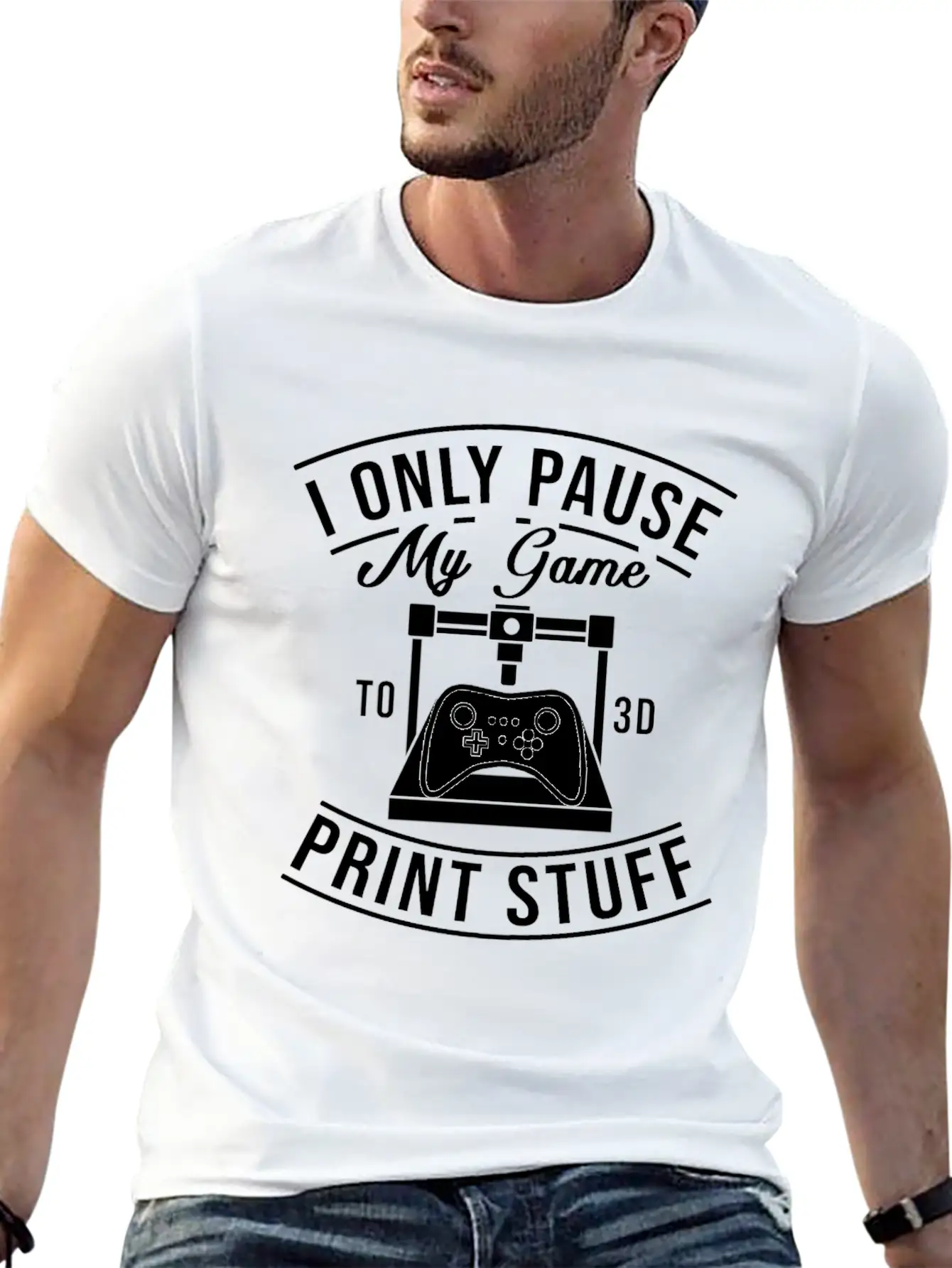 3d Printer Hobby Machinist 3D Print Maker Gift Lightweight Cotton T-Shirt – Daily Comfort Graphic Shirt