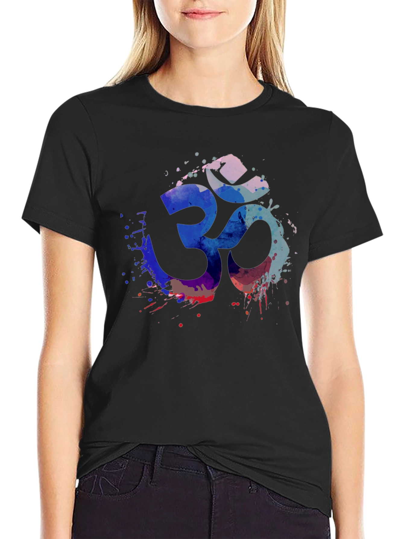 Om Symbol T-Shirt - Black Unique Design