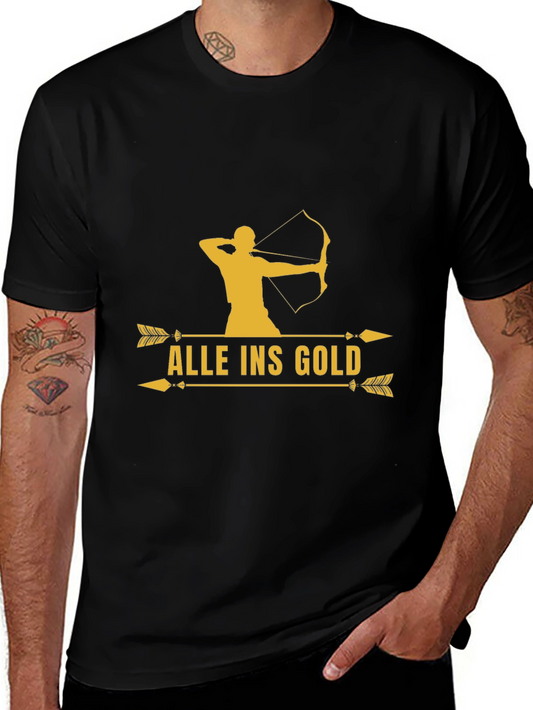 Archery T-Shirt - Alle Ins Gold - Bow and Arrow