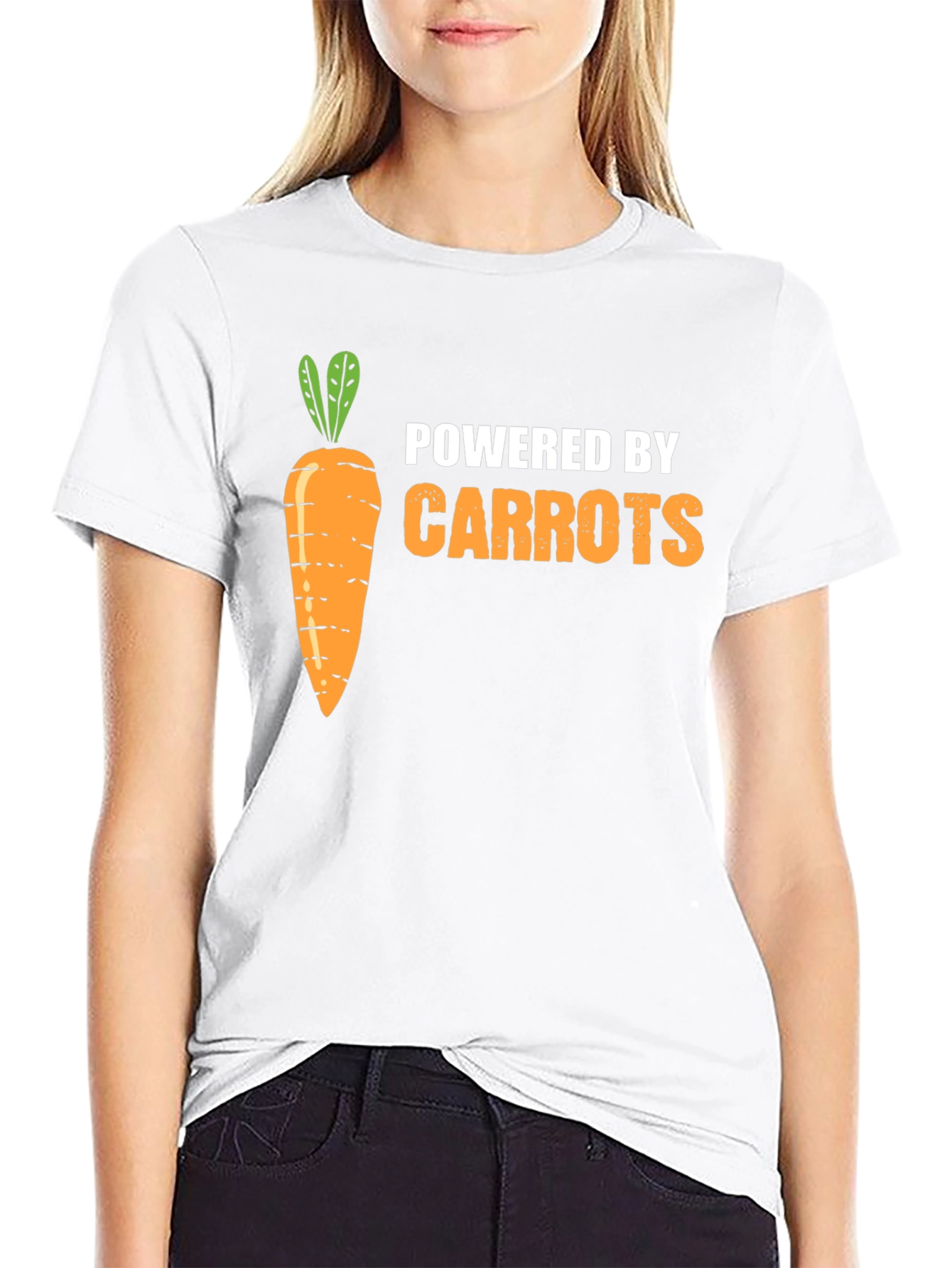 Powered By Carrots Graphic T-Shirt