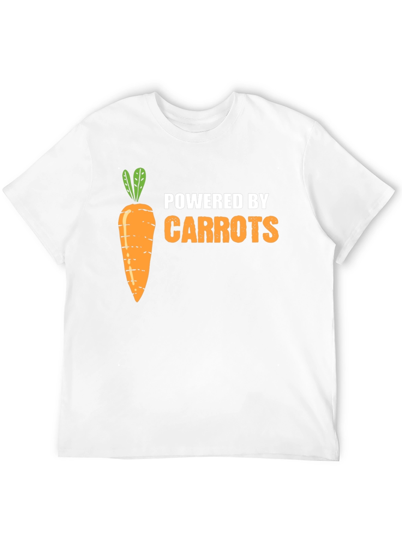 Powered By Carrots Graphic T-Shirt