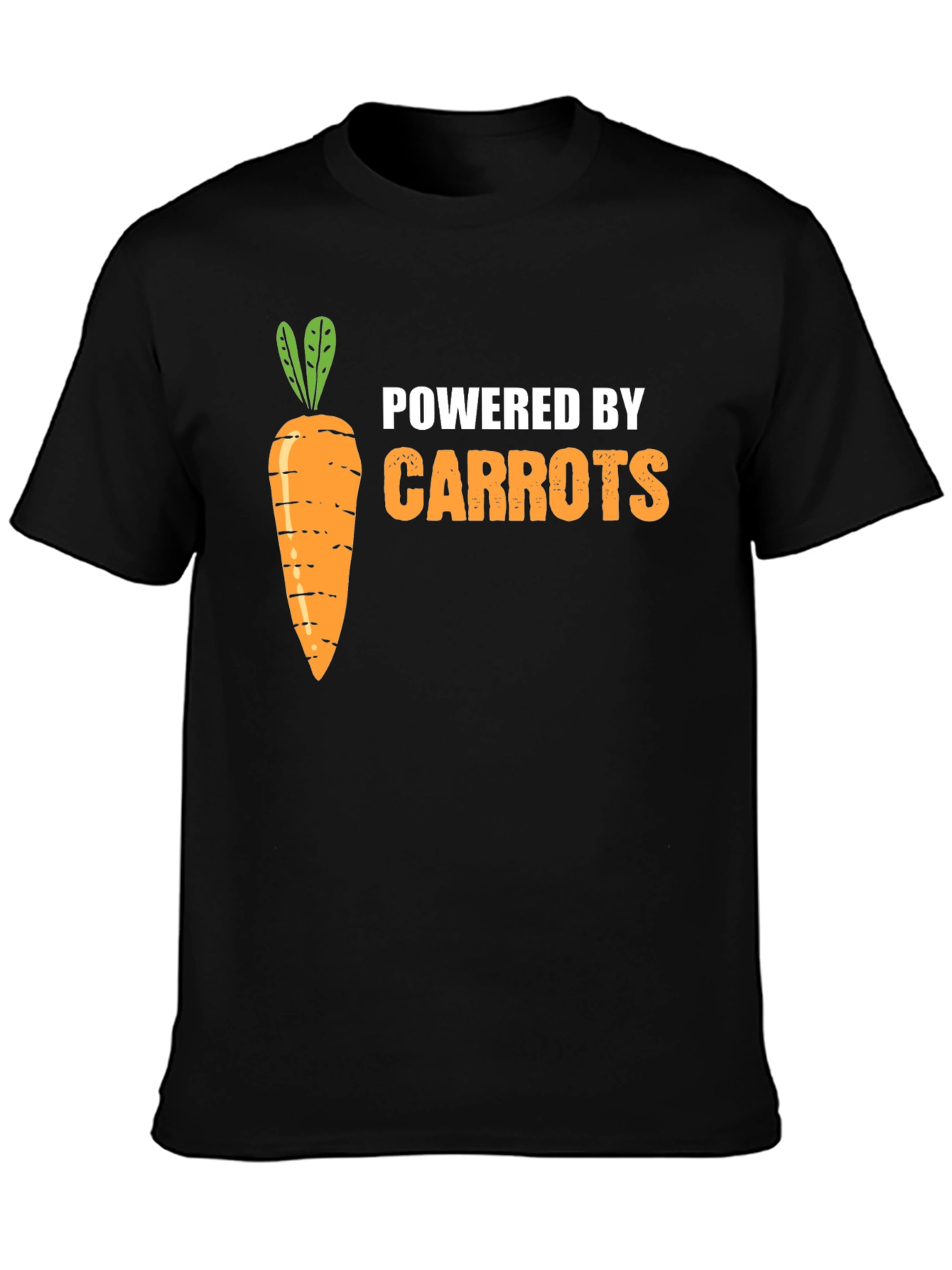 Powered By Carrots Graphic T-Shirt