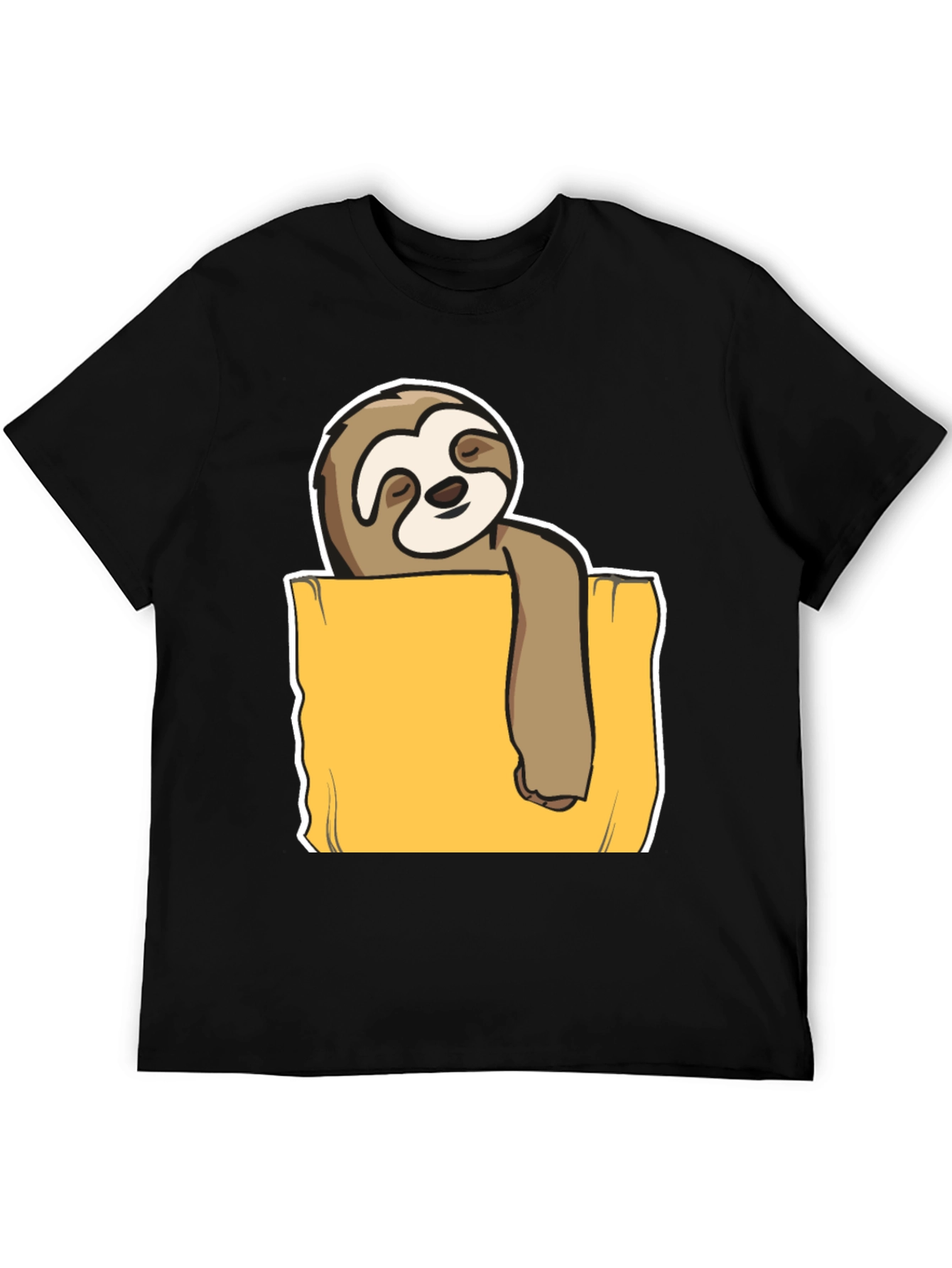 Sloth Pocket T-Shirt - Relaxed Fit Casual Style