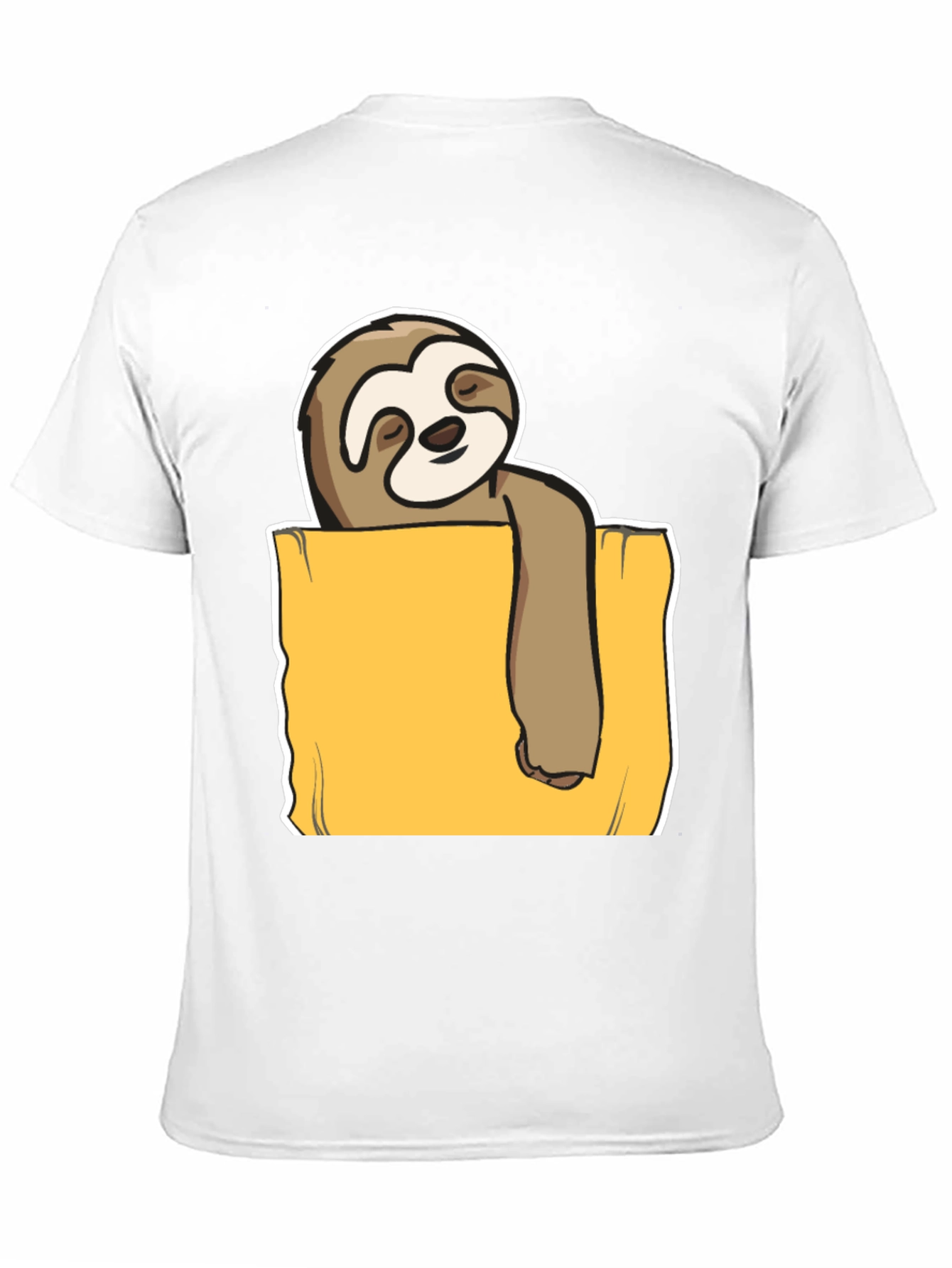 Sloth Pocket T-Shirt - Relaxed Fit Casual Style