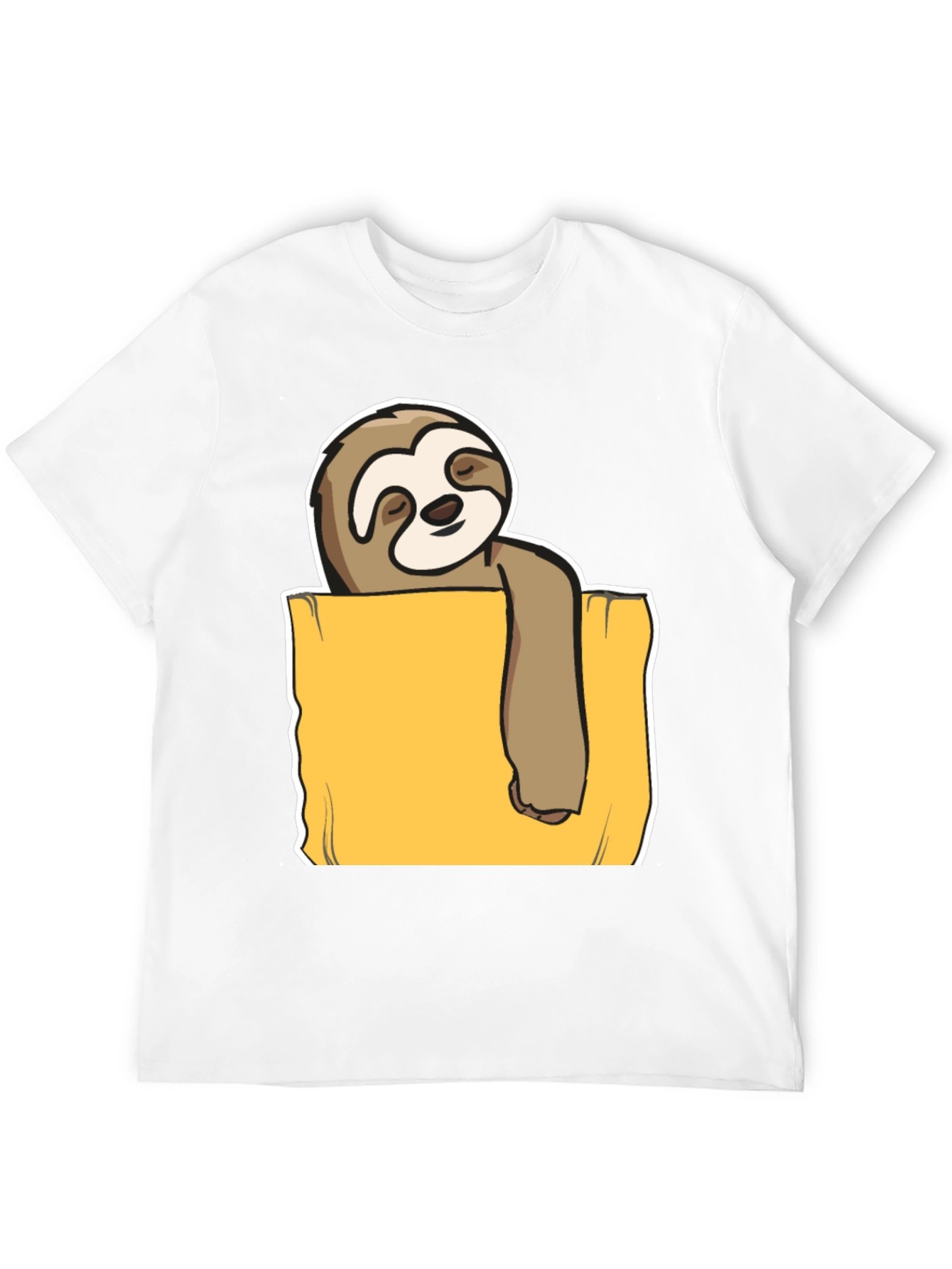 Sloth Pocket T-Shirt - Relaxed Fit Casual Style