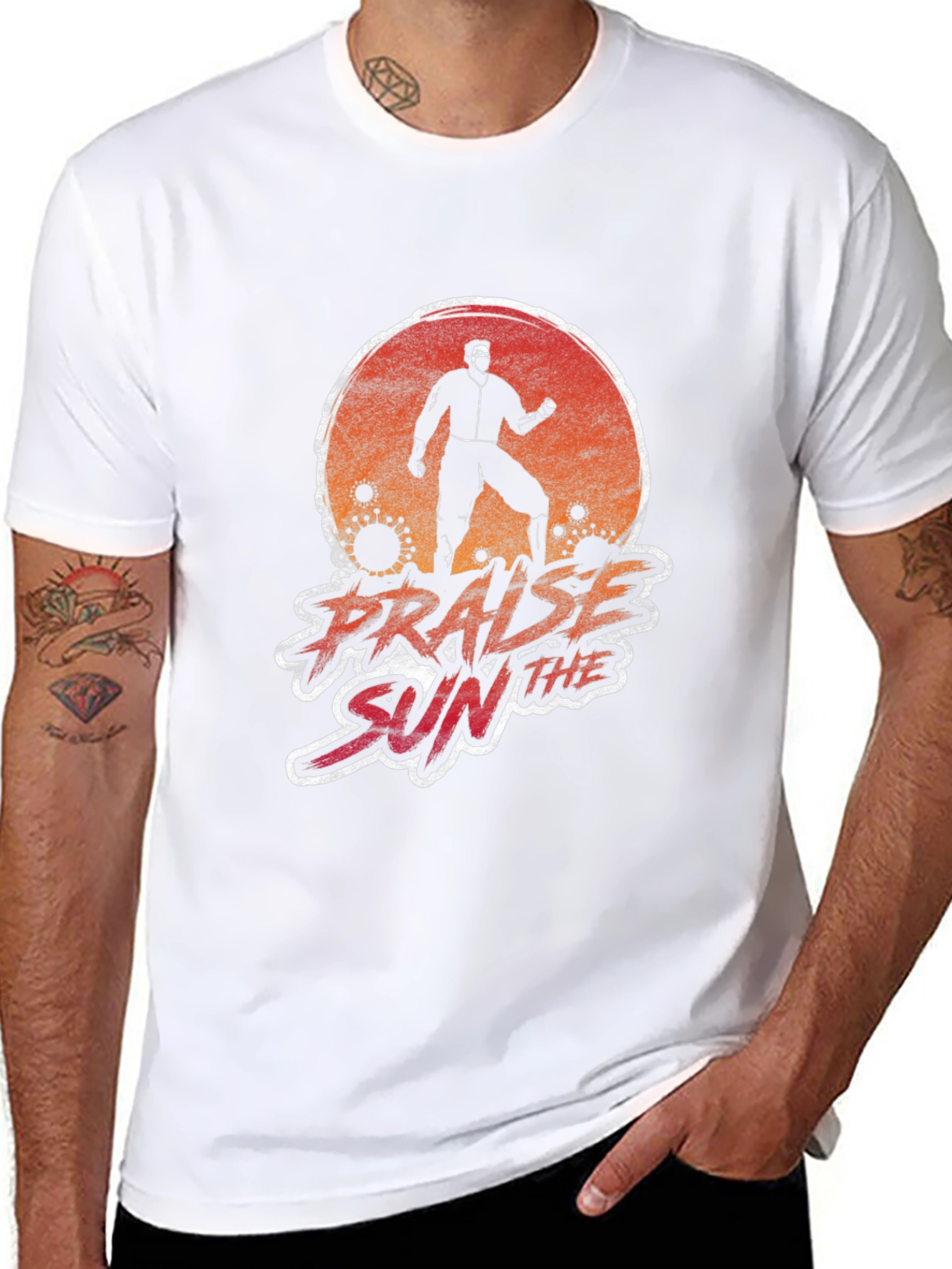 Praise the Sun Graphic Tee - Black