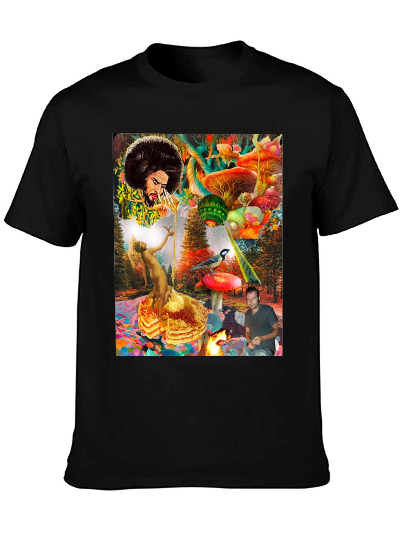 Psychedelic Fantasy Graphic Print T-Shirt