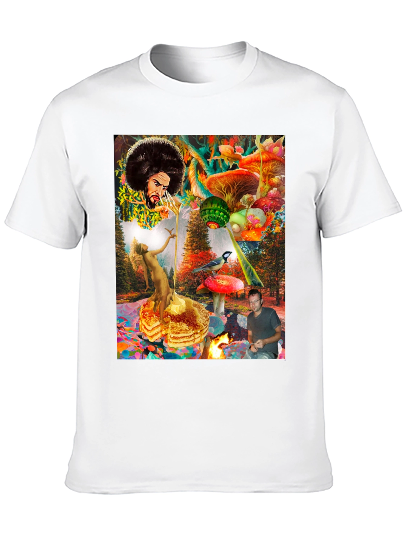 Psychedelic Fantasy Graphic Print T-Shirt