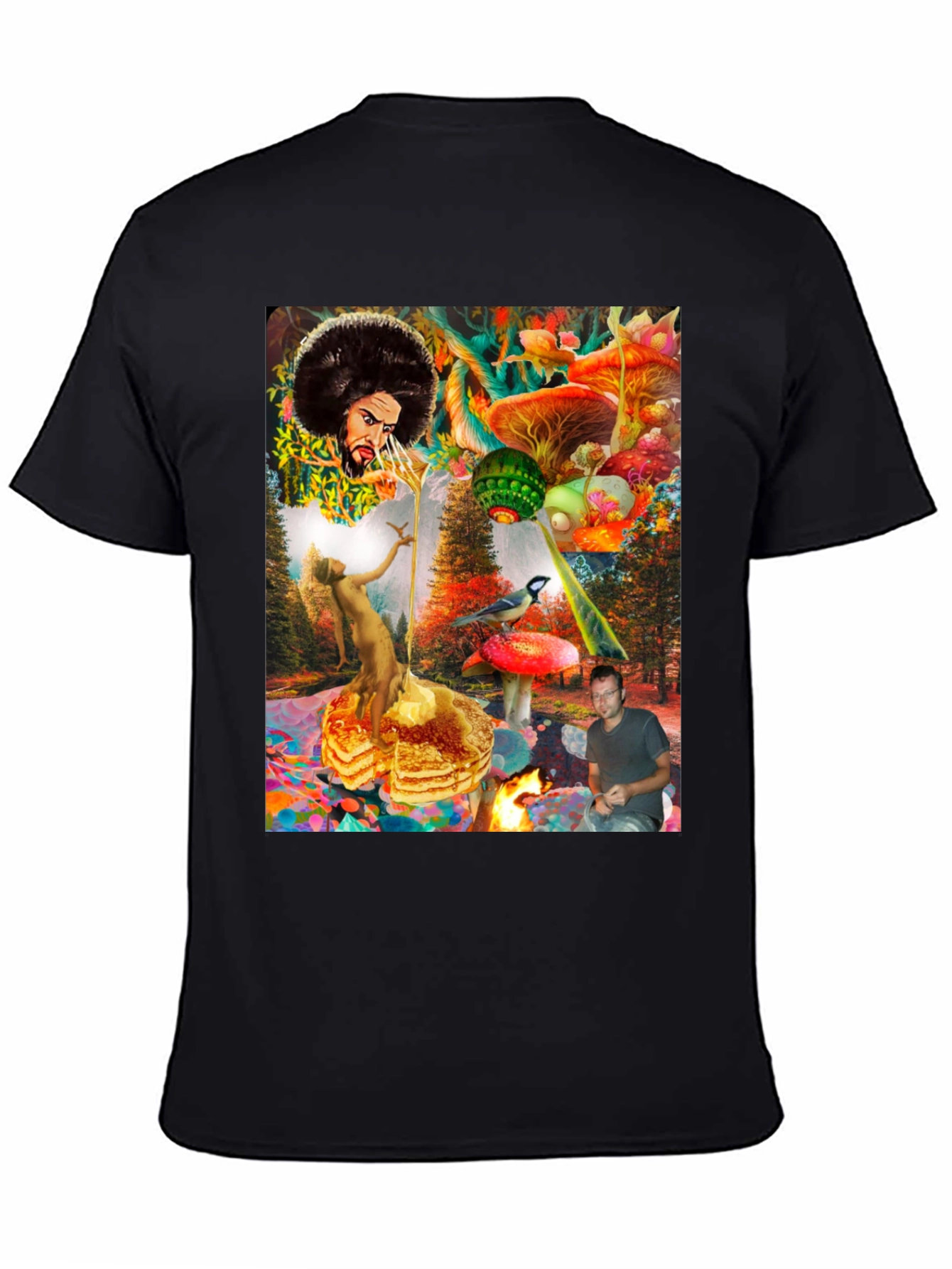 Psychedelic Fantasy Graphic Print T-Shirt