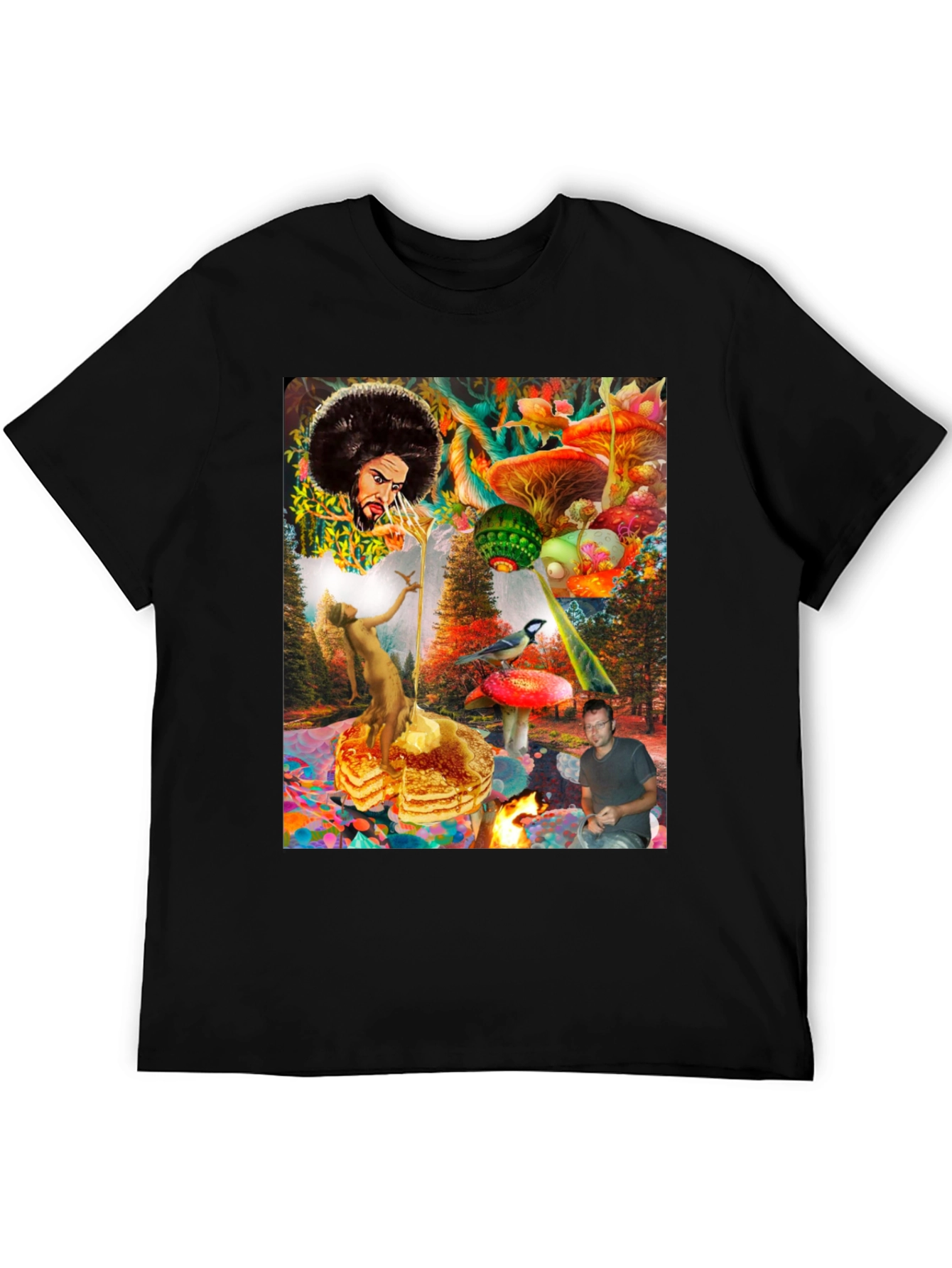 Psychedelic Fantasy Graphic Print T-Shirt