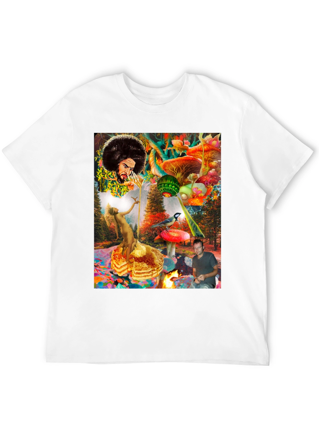 Psychedelic Fantasy Graphic Print T-Shirt
