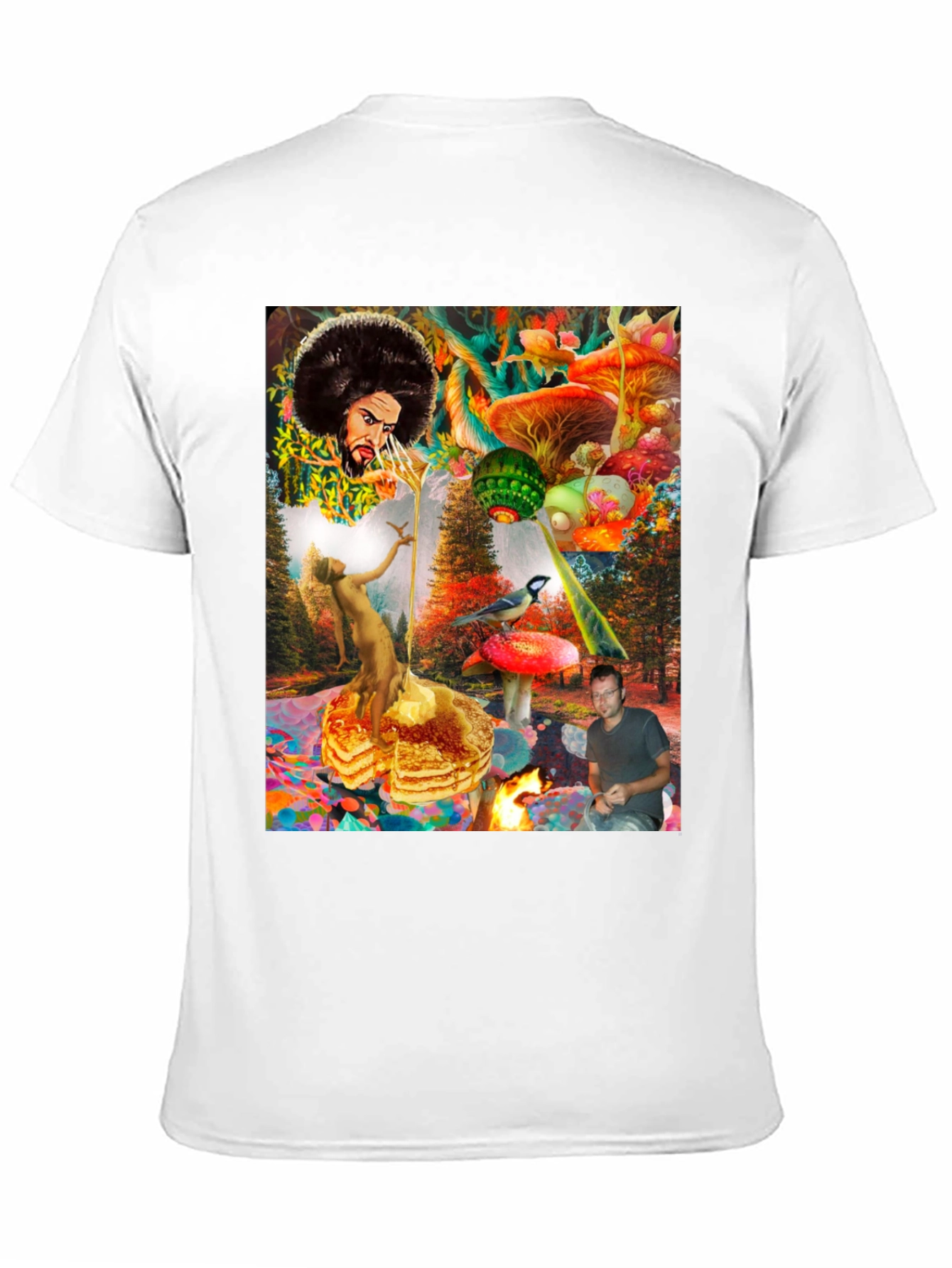 Psychedelic Fantasy Graphic Print T-Shirt