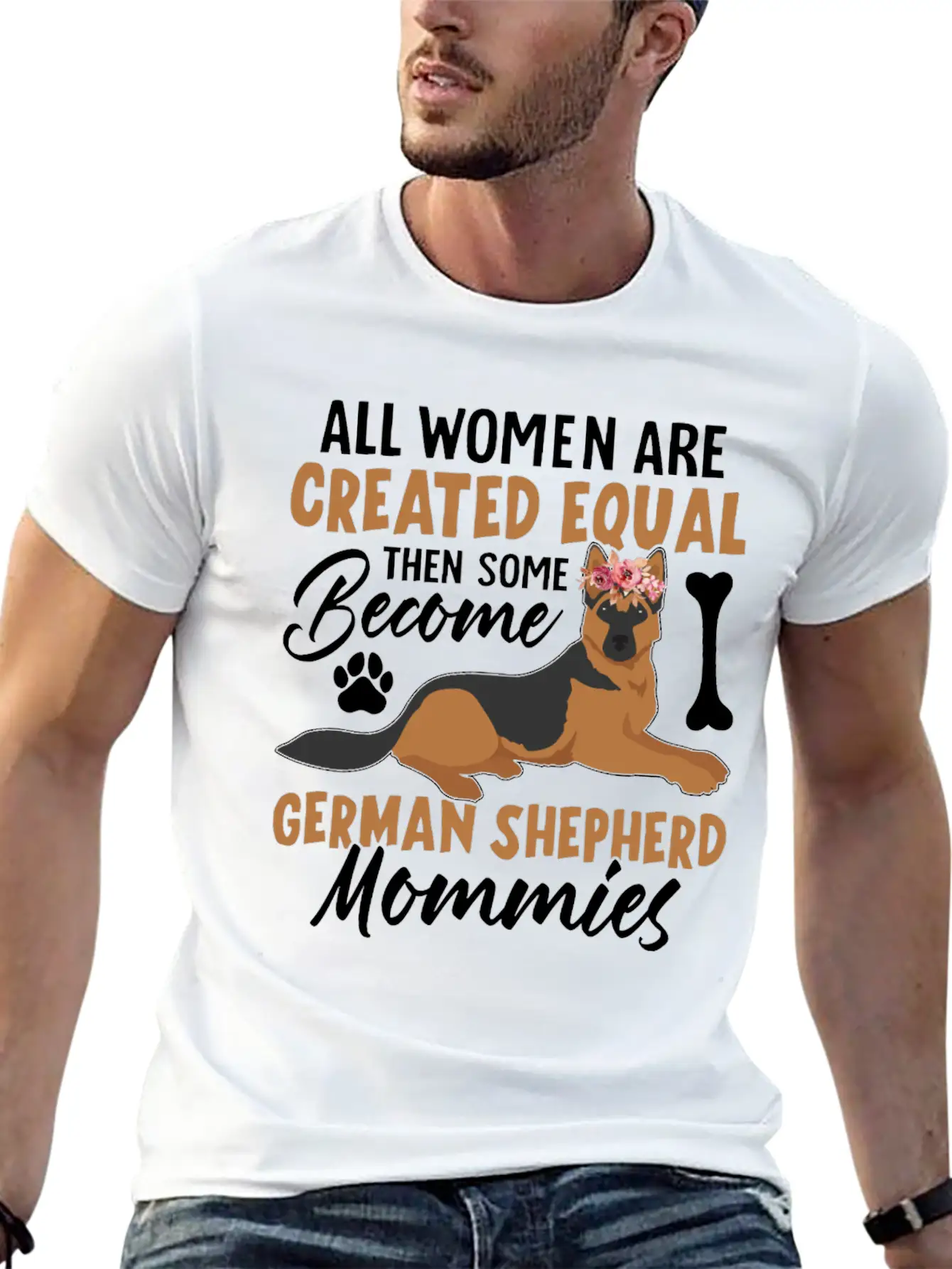 47 All Woman Are Created Equal Modern Fit Casual T-Shirt – Clean And Versatile Design