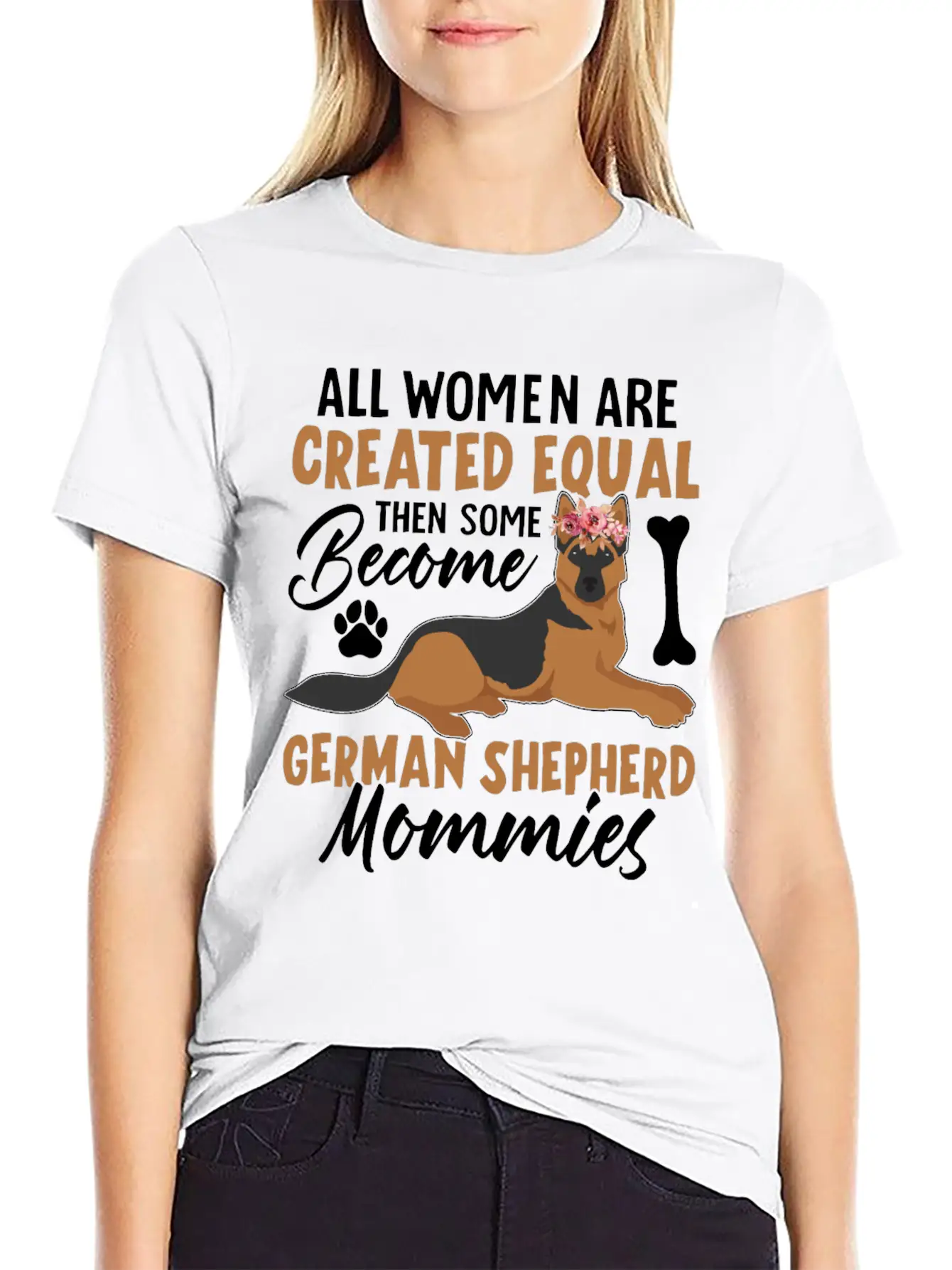 47 All Woman Are Created Equal Modern Fit Casual T-Shirt – Clean And Versatile Design