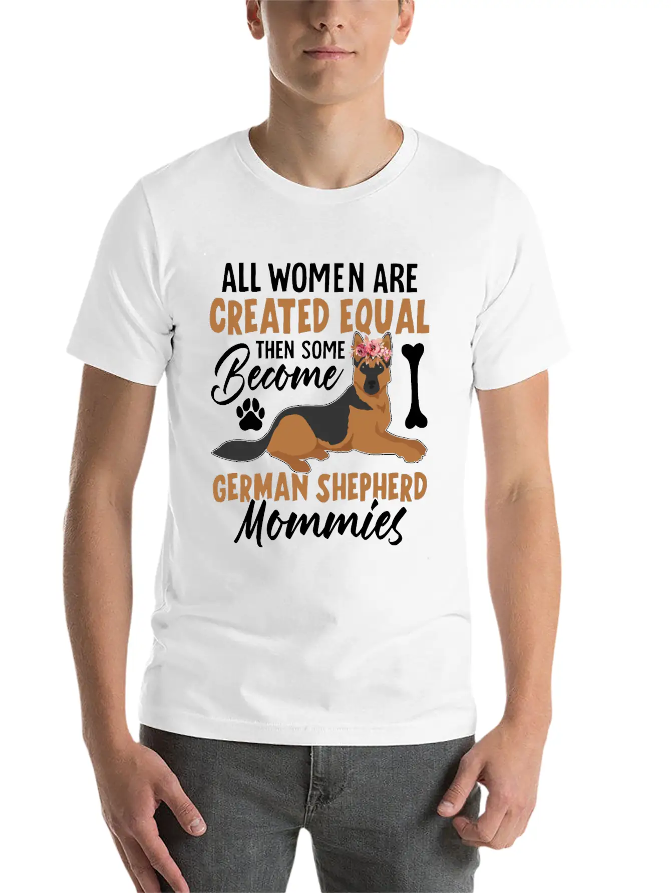 47 All Woman Are Created Equal Modern Fit Casual T-Shirt – Clean And Versatile Design