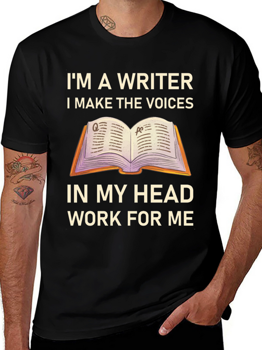 Writer T-Shirt: Voices in My Head
